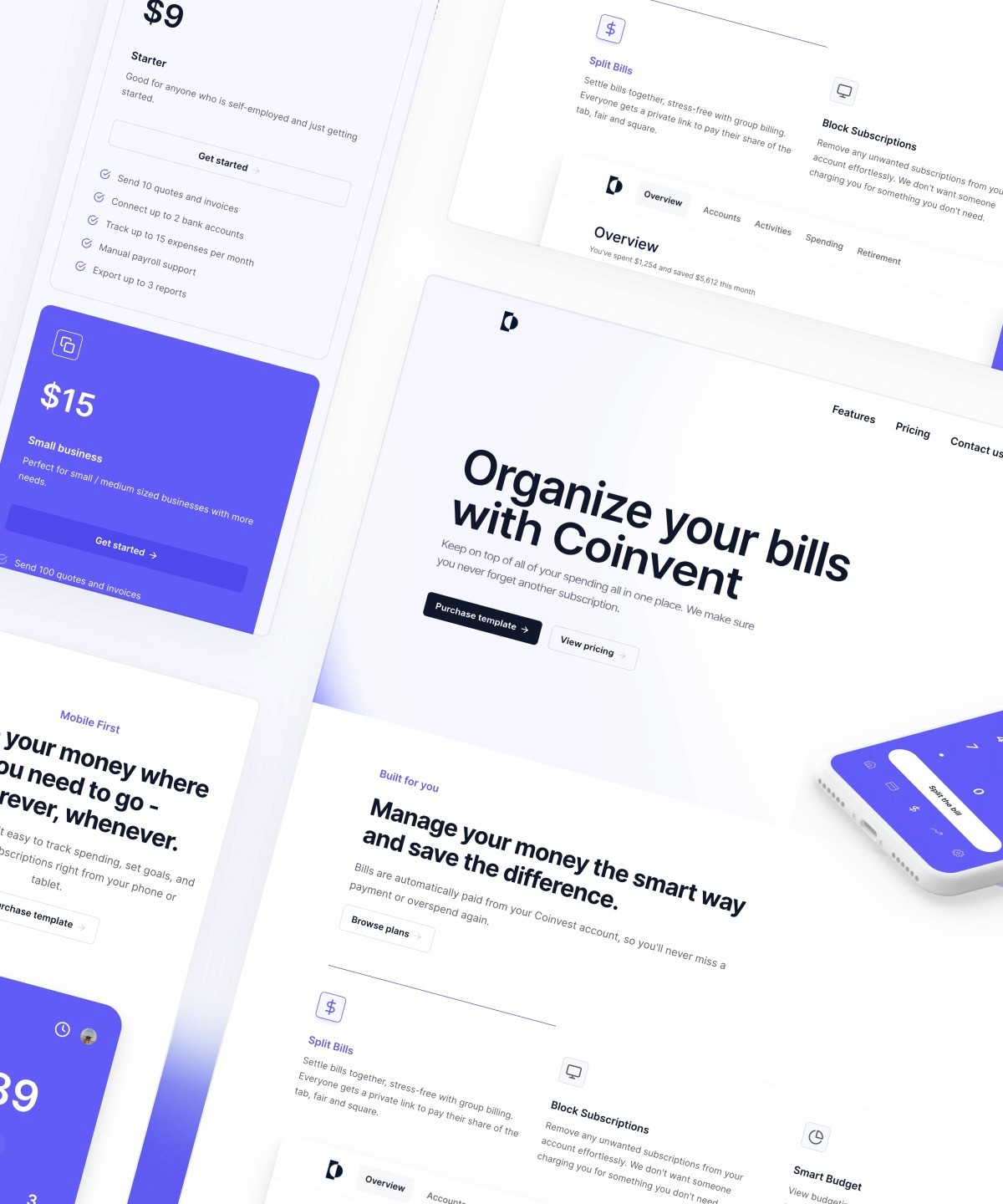 Screenshot of Coinvent website