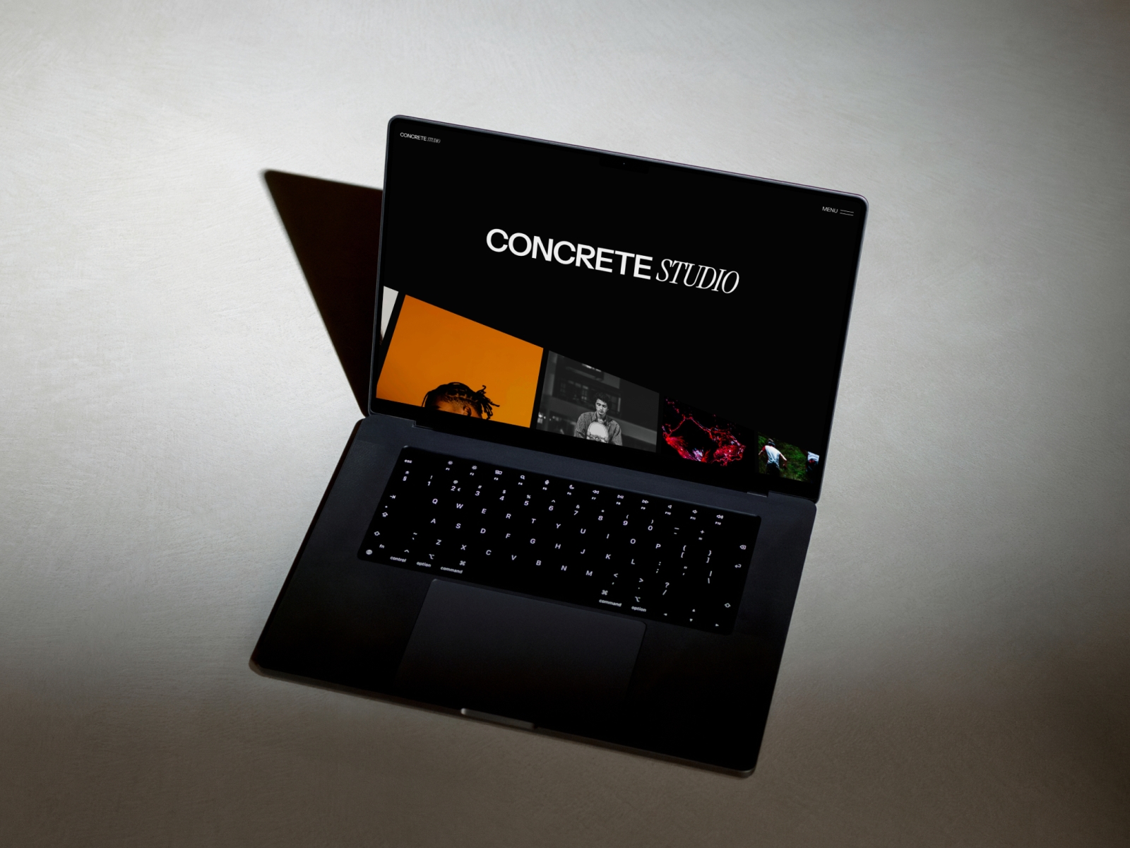 Screenshot of Concretestudio website