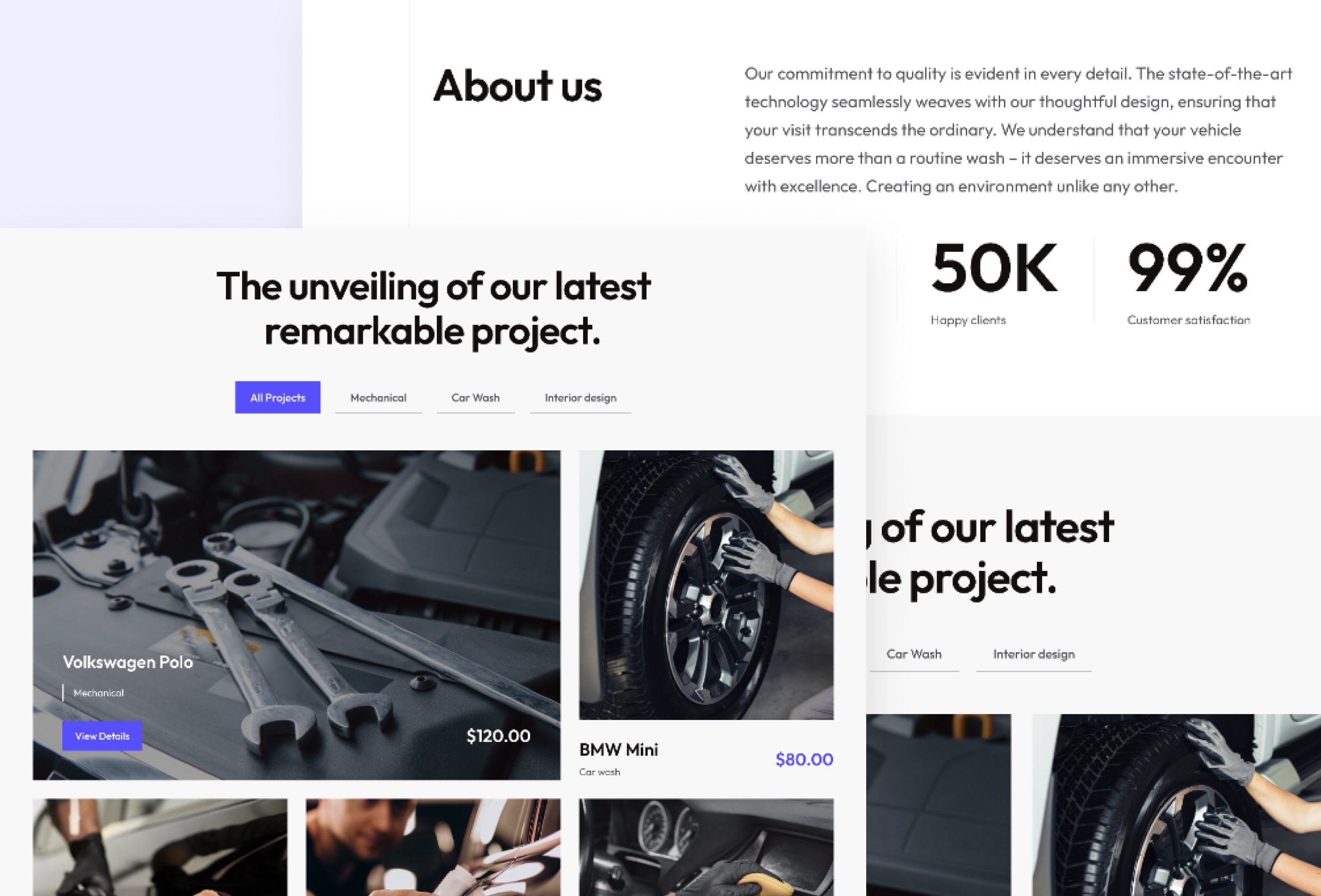Screenshot 3 of Crafter repairing service template