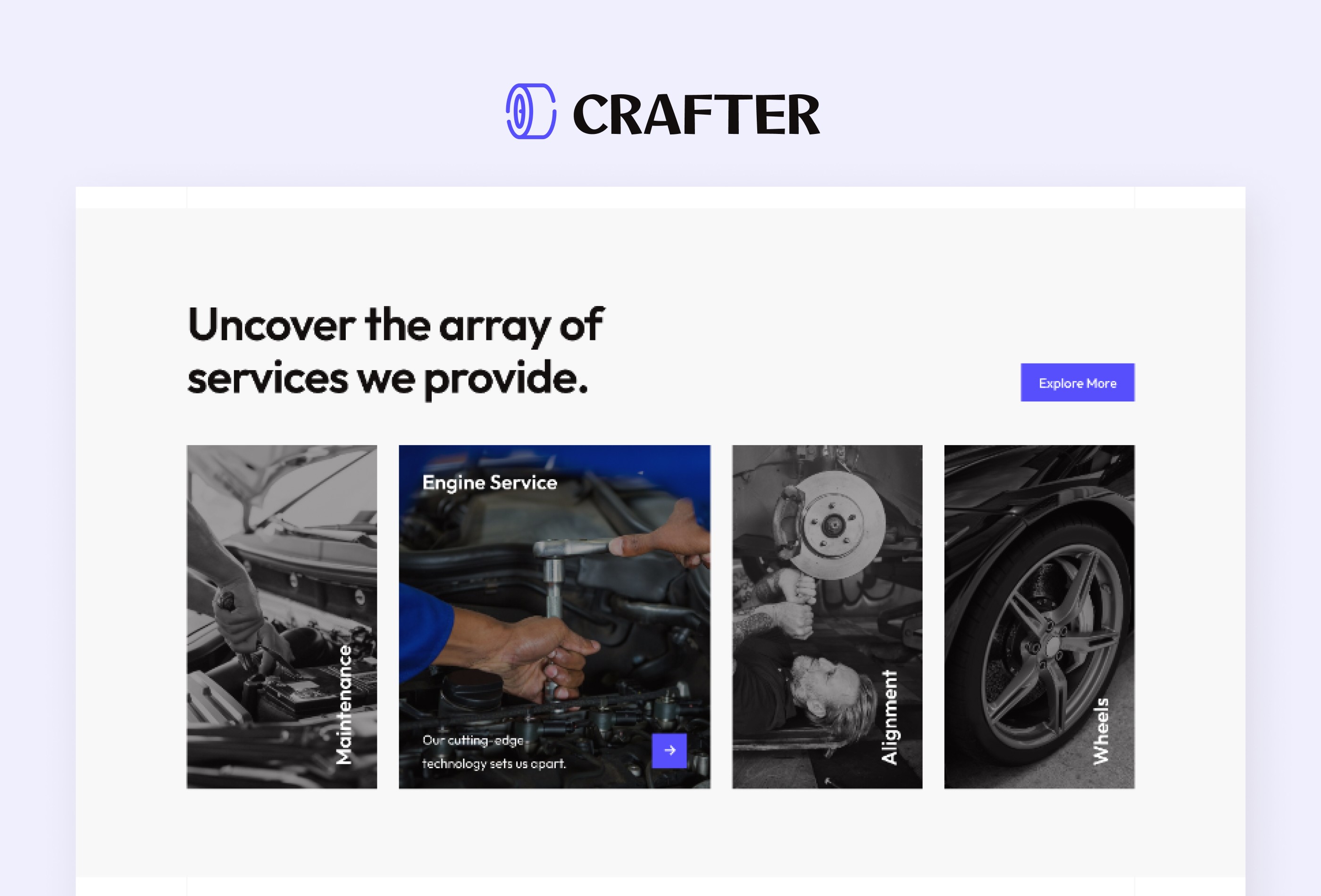 Screenshot 4 of Crafter repairing service template