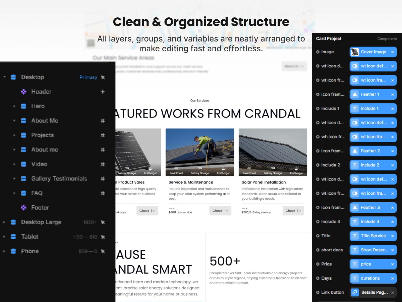 Screenshot 2 of Crandal portfolio