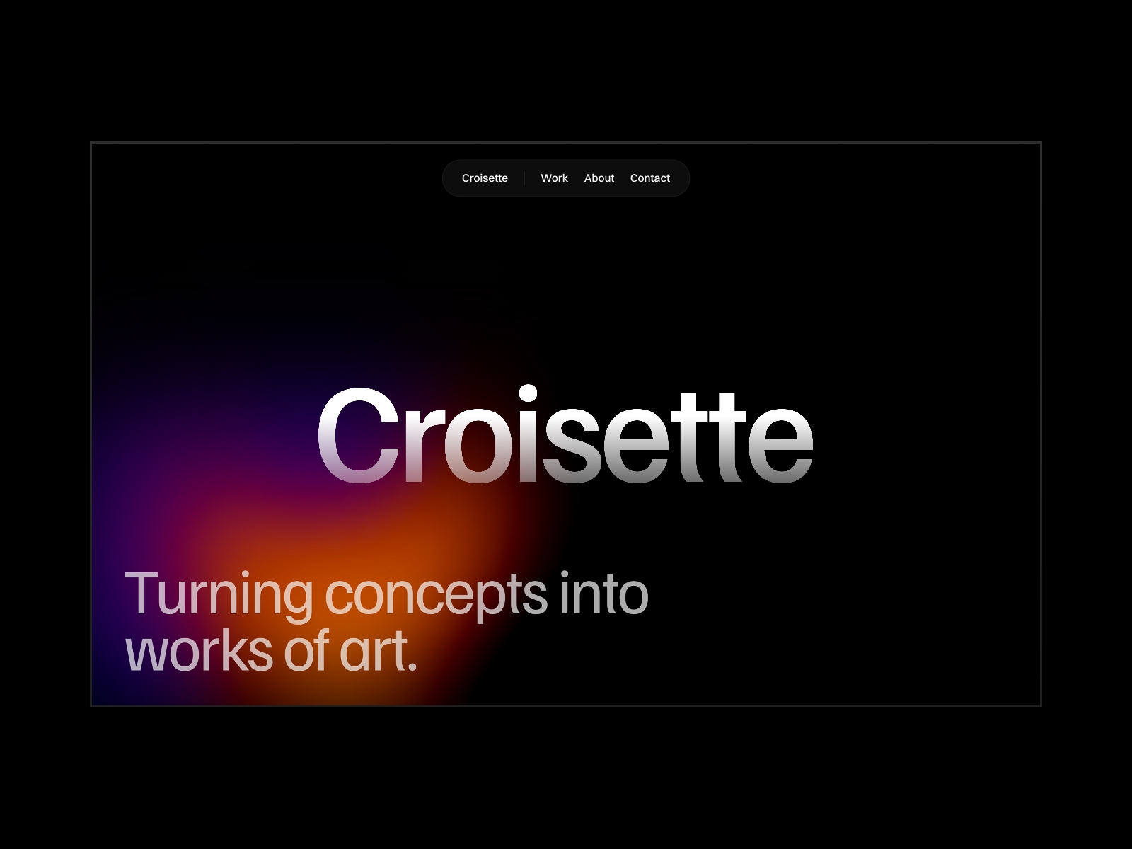 Screenshot of Croisette website