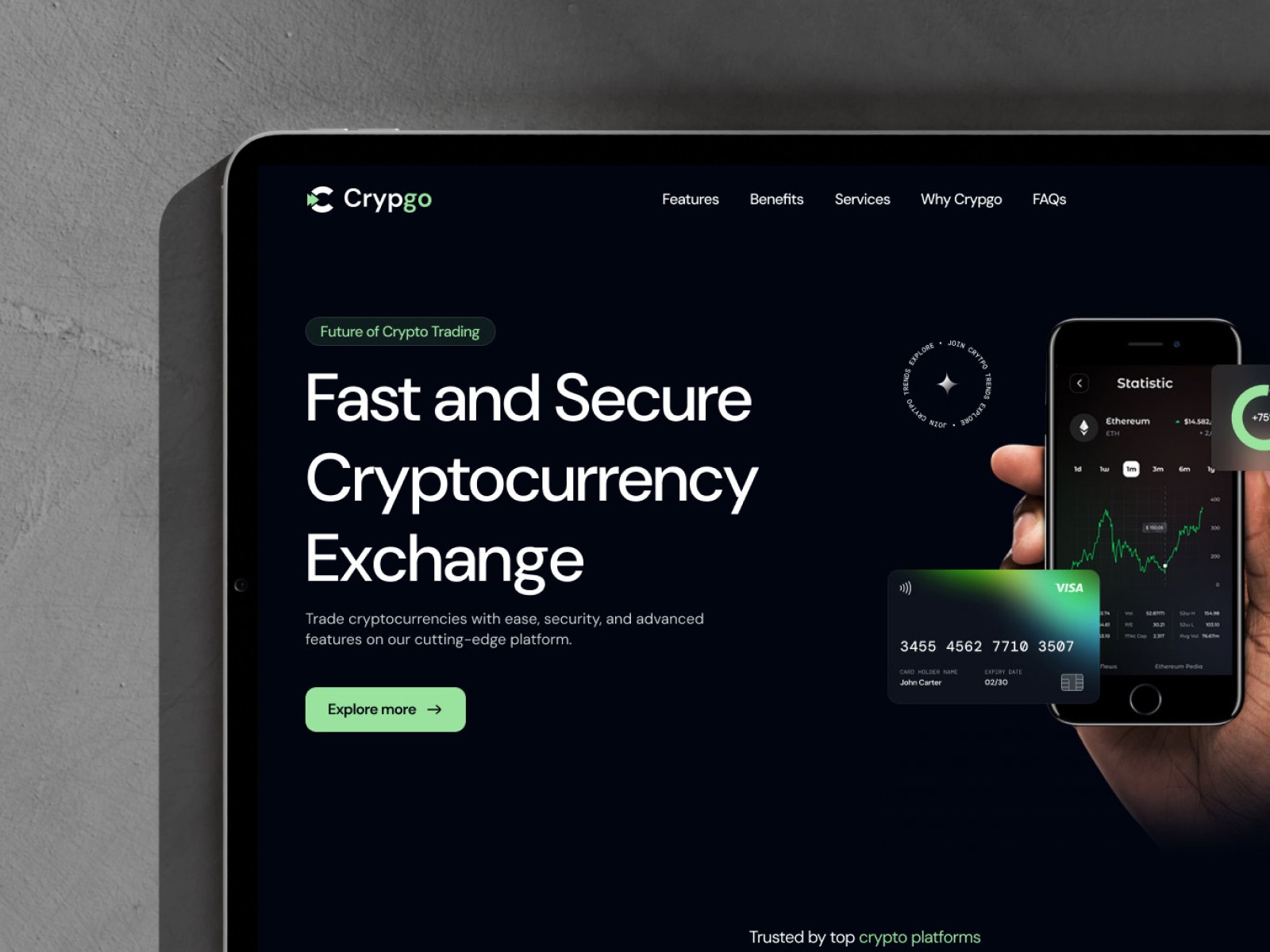 Screenshot 3 of Crypgo web