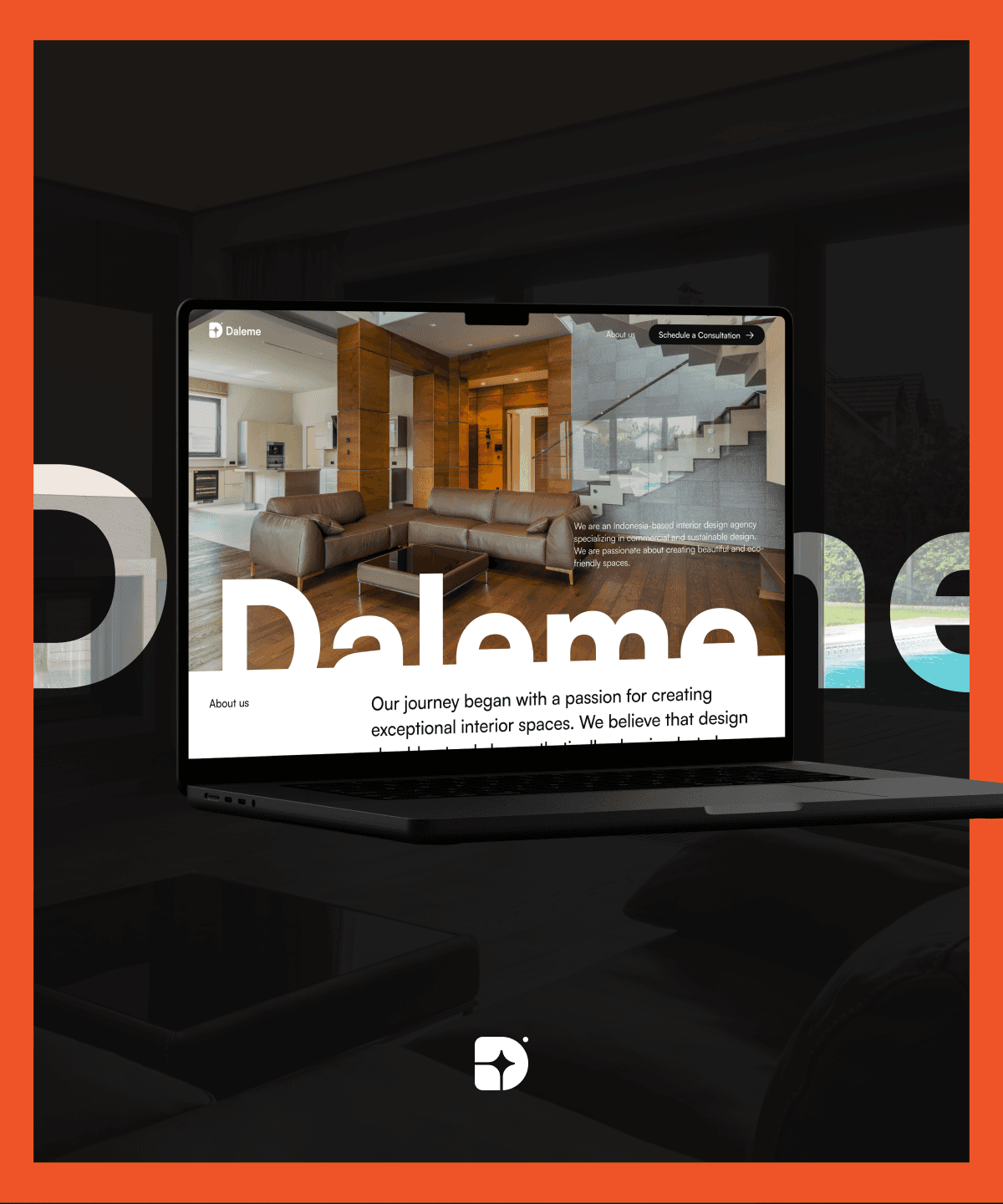 Screenshot of Daleme interior website
