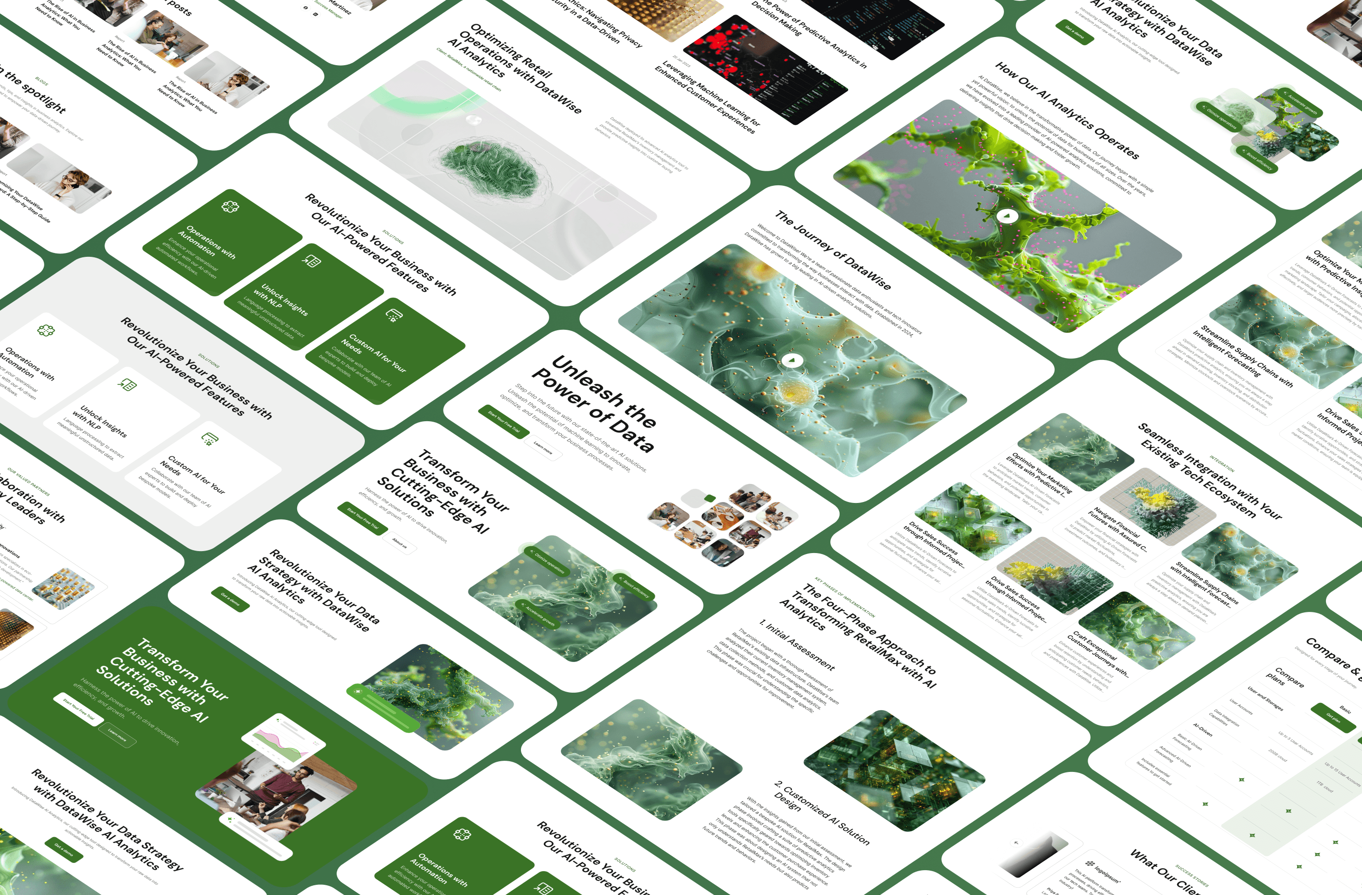 Screenshot 4 of Datawise multilayout saas framer template