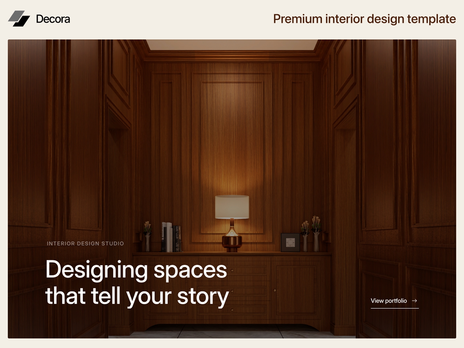 Screenshot of Decoraa website