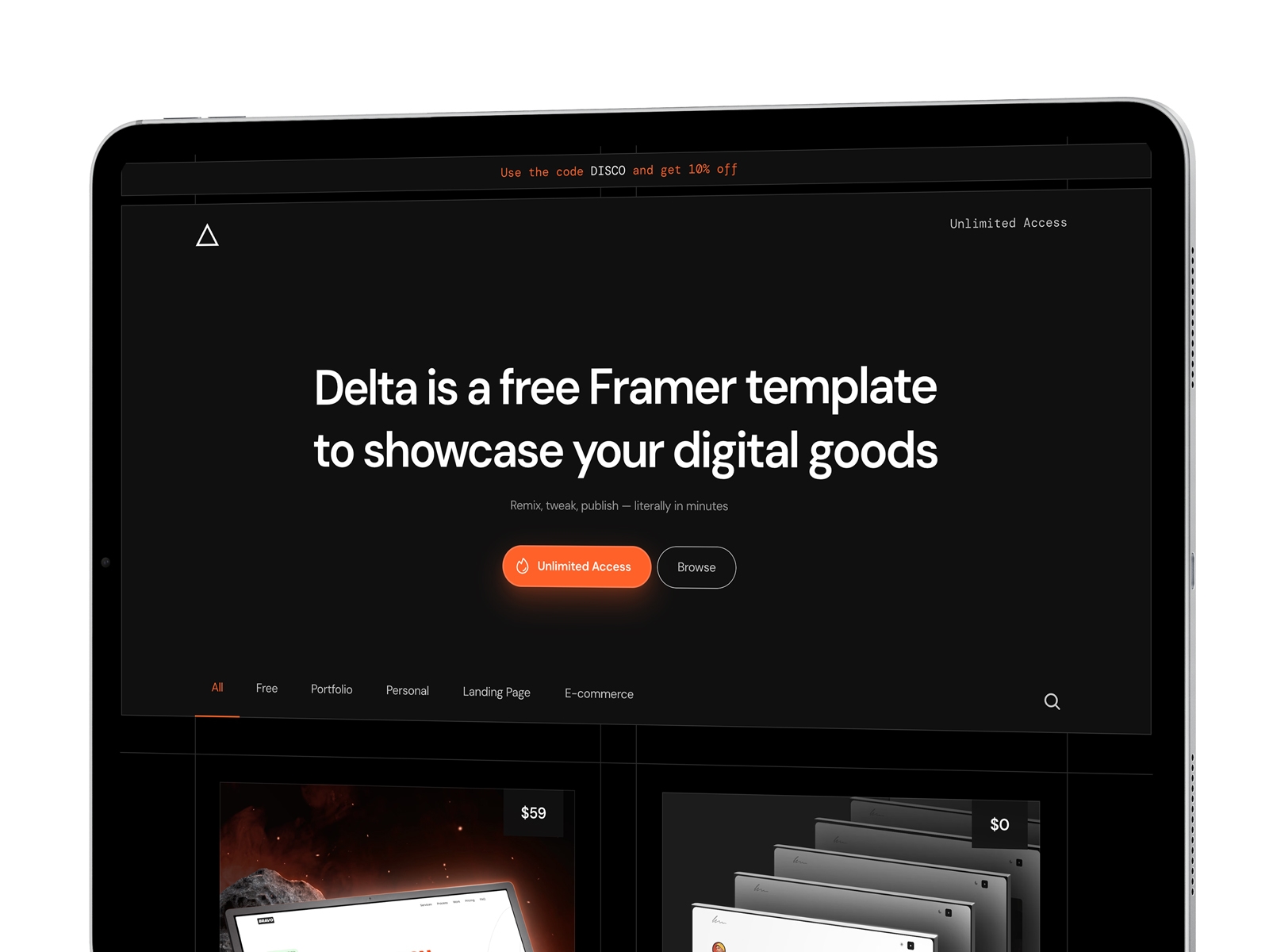 Screenshot 1 of Delta