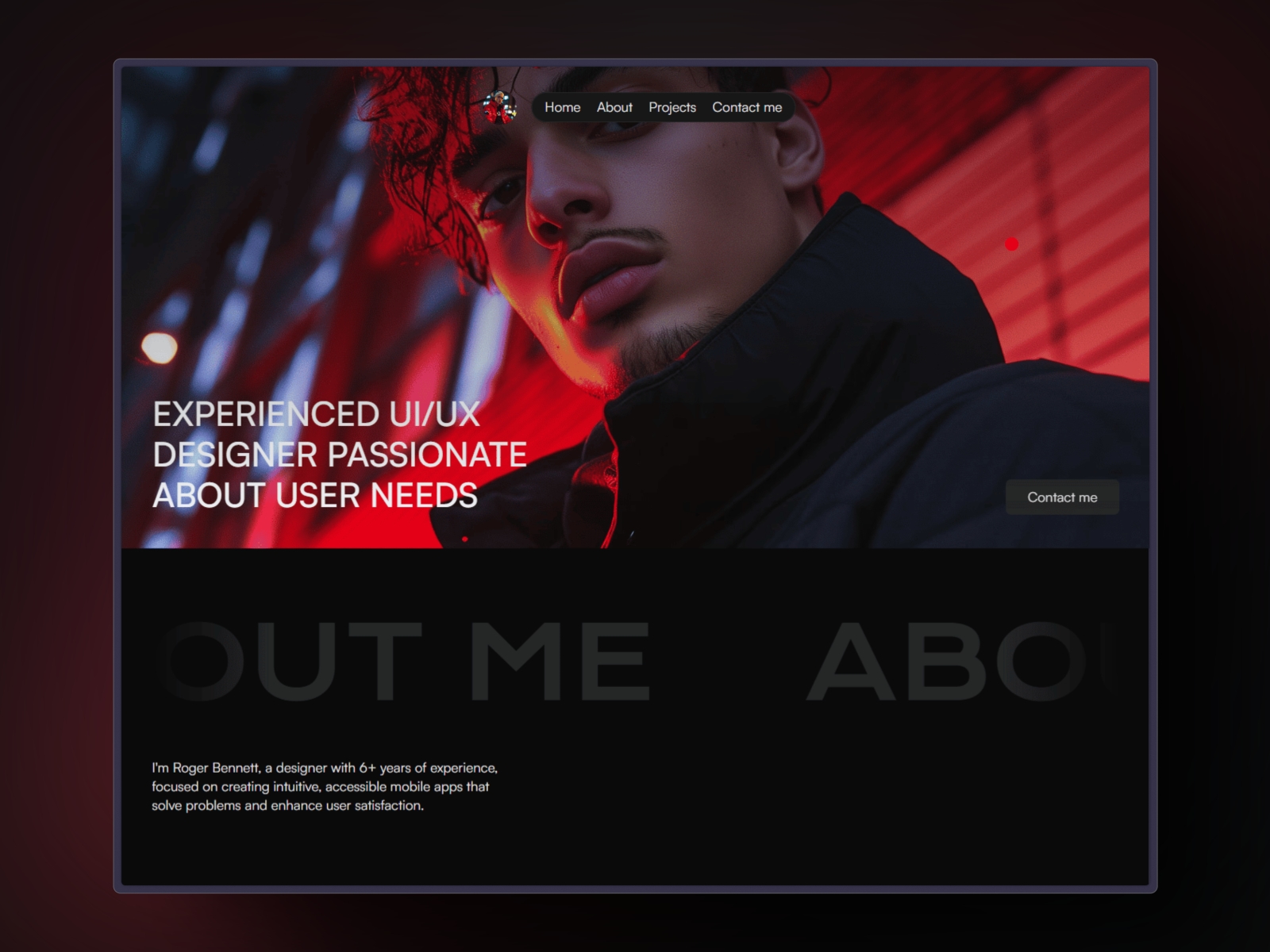 Screenshot of Designery website