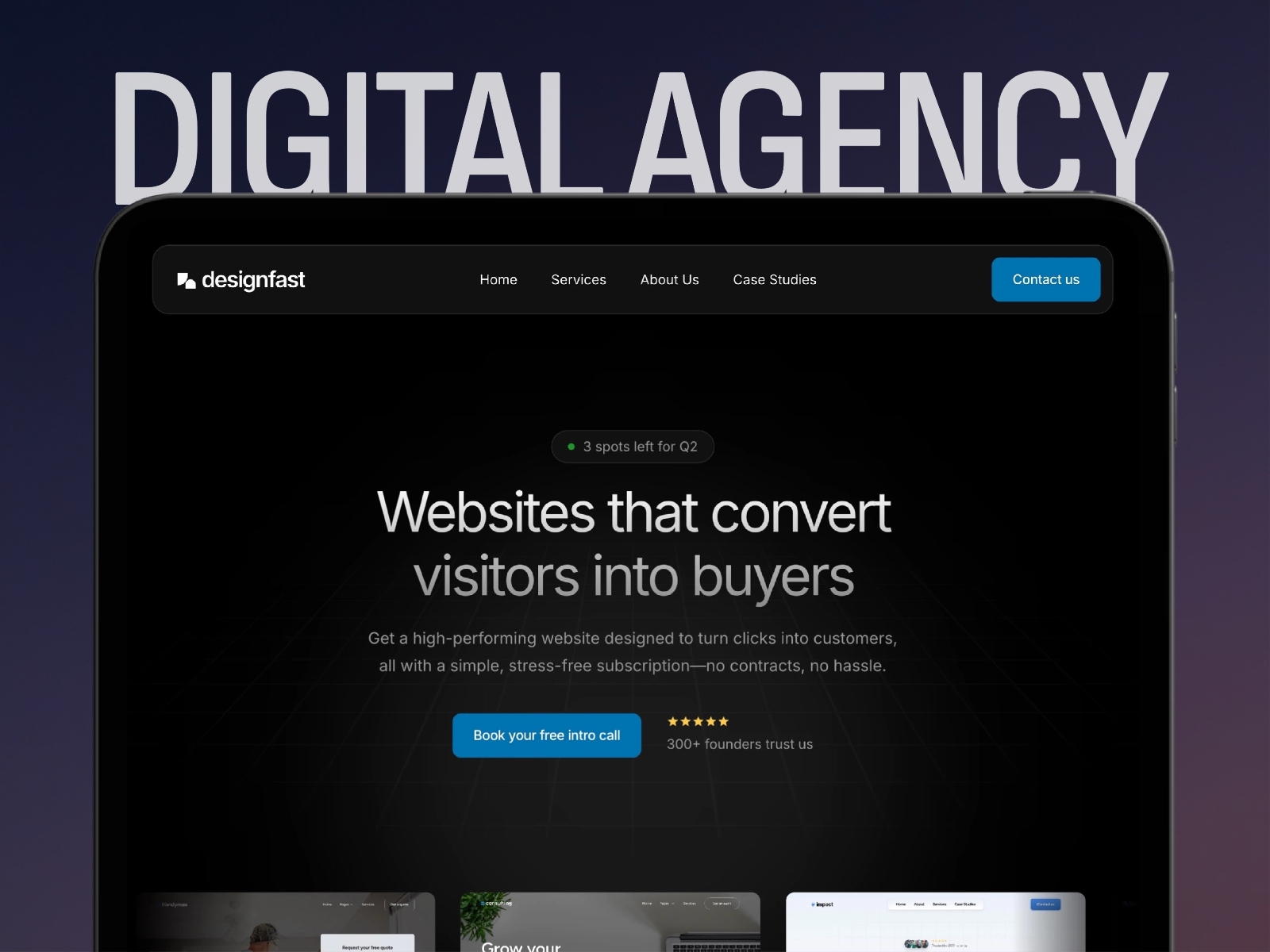 Screenshot of Designfast website