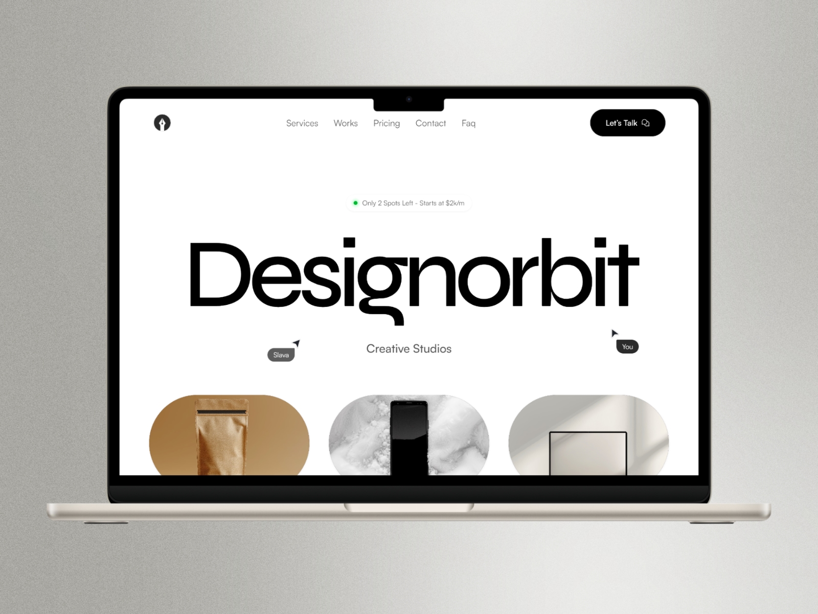 Screenshot of Designorbit website