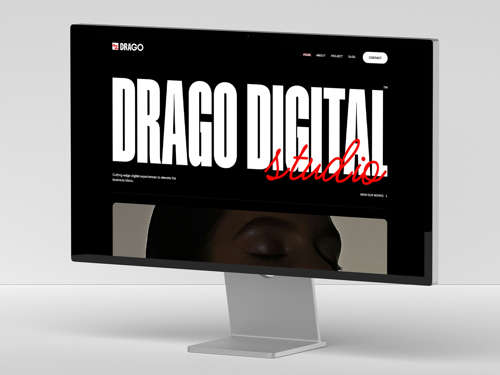 Screenshot of Drago website