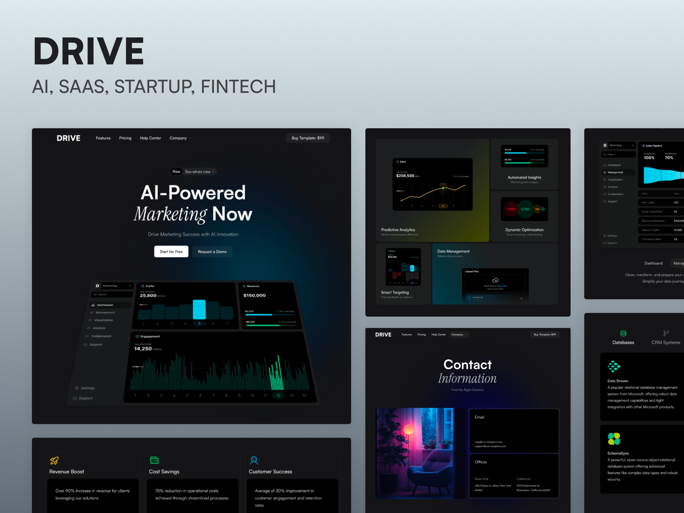 Screenshot of Drive website