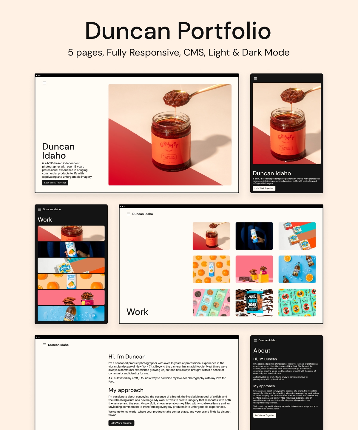 Screenshot of Duncan website