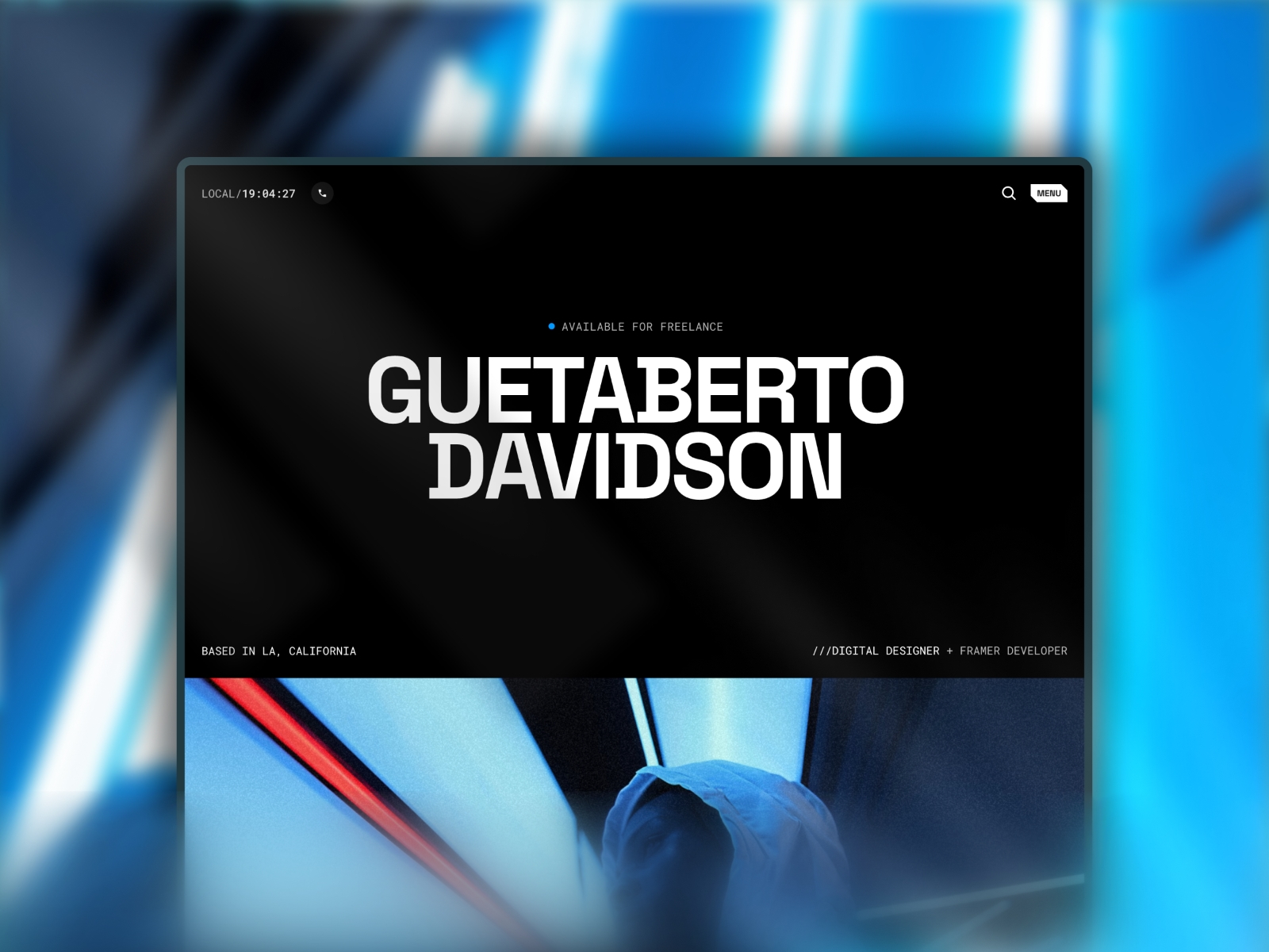 Screenshot of Dune website