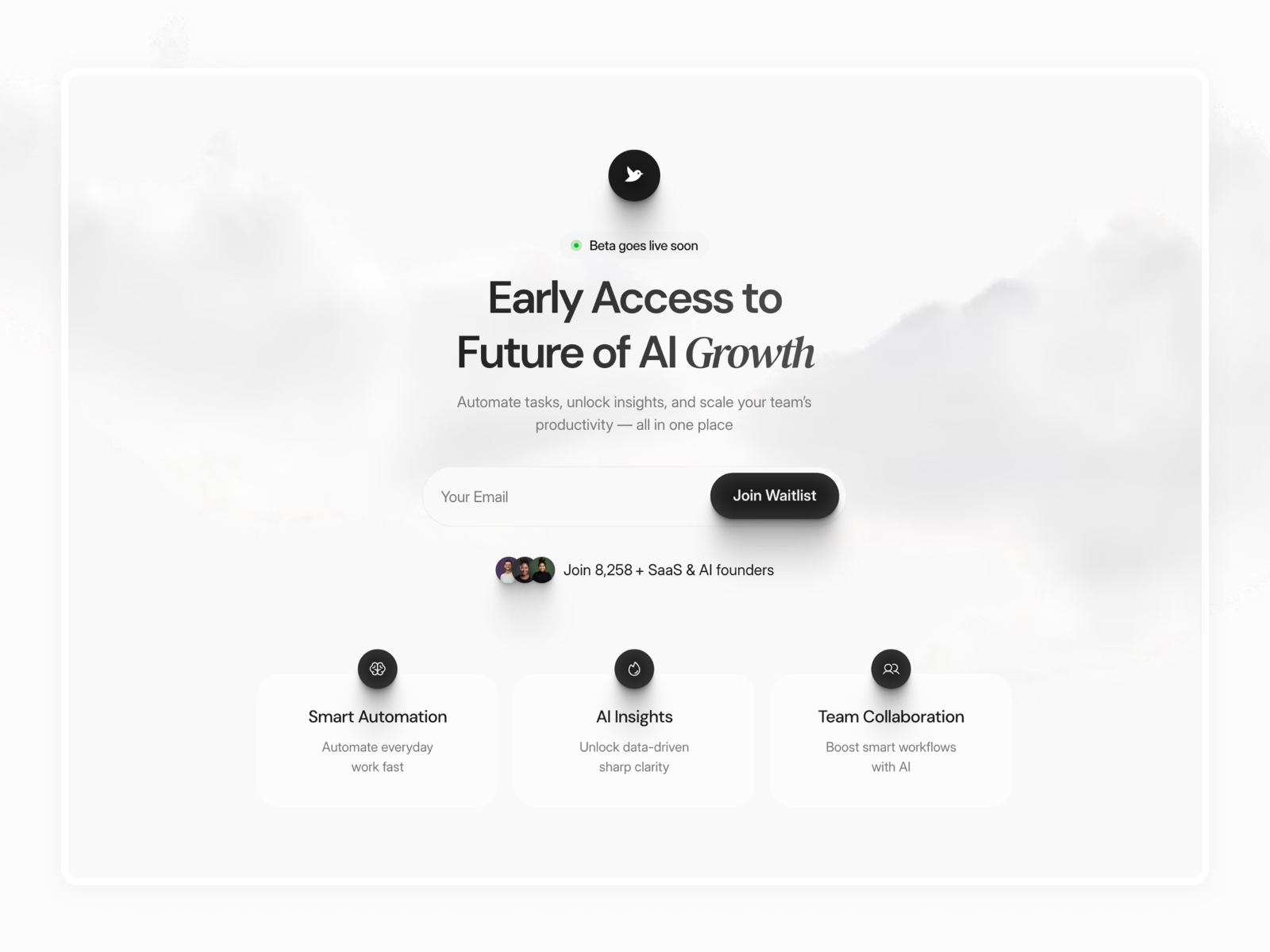 Screenshot of Earlybird website