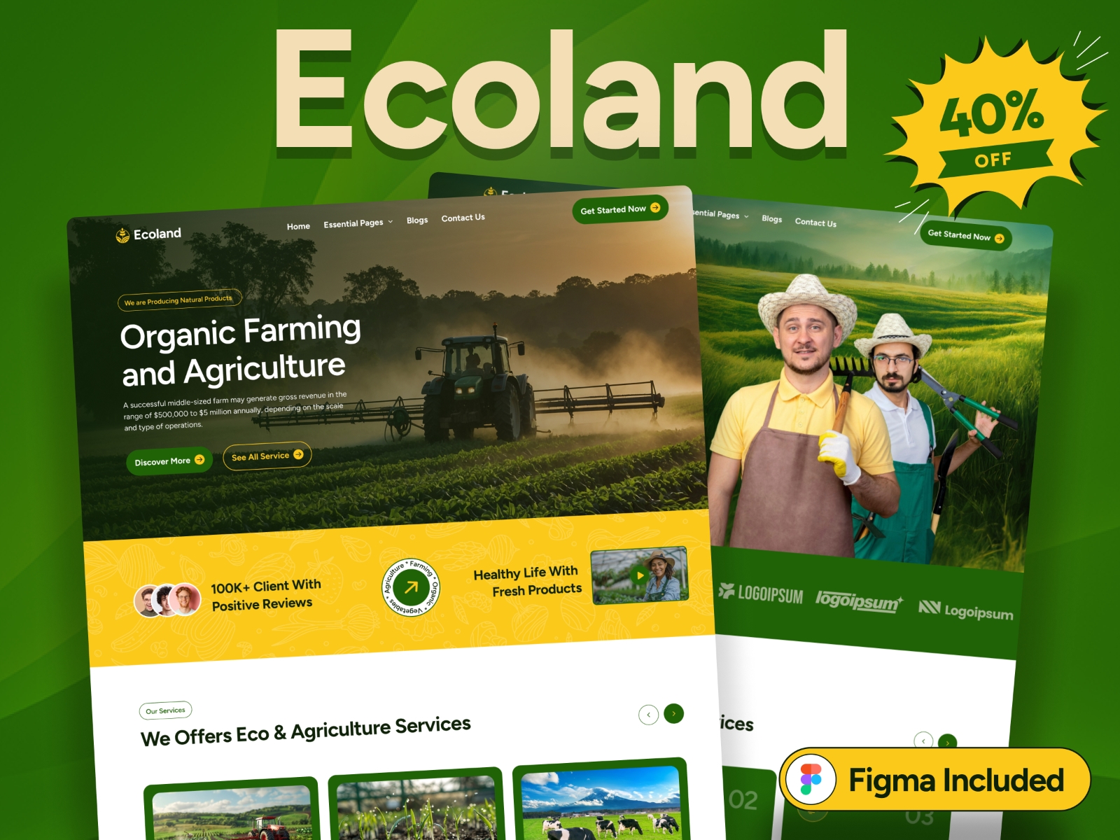 Screenshot of Ecoland website