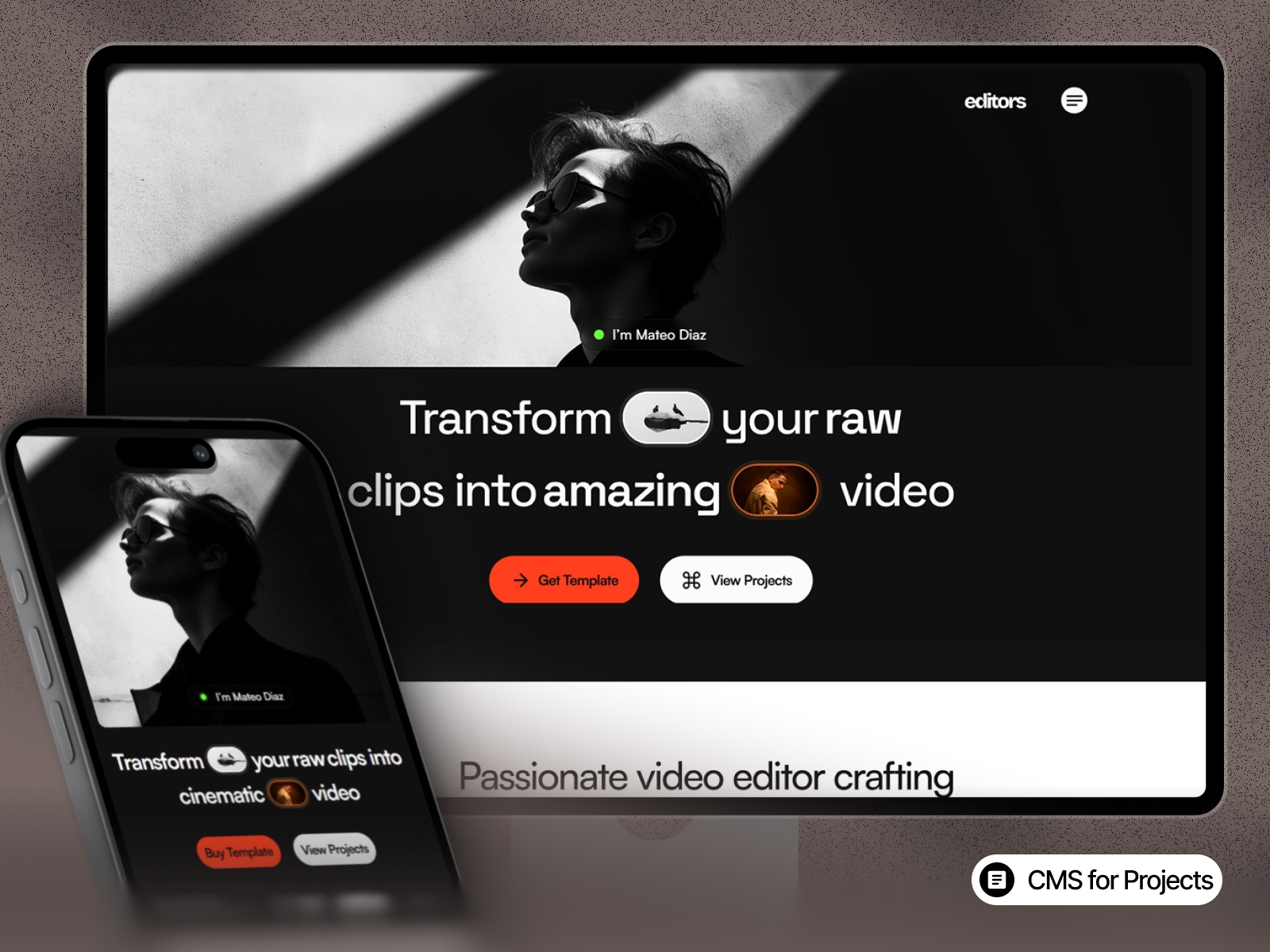 Screenshot of Editorya website