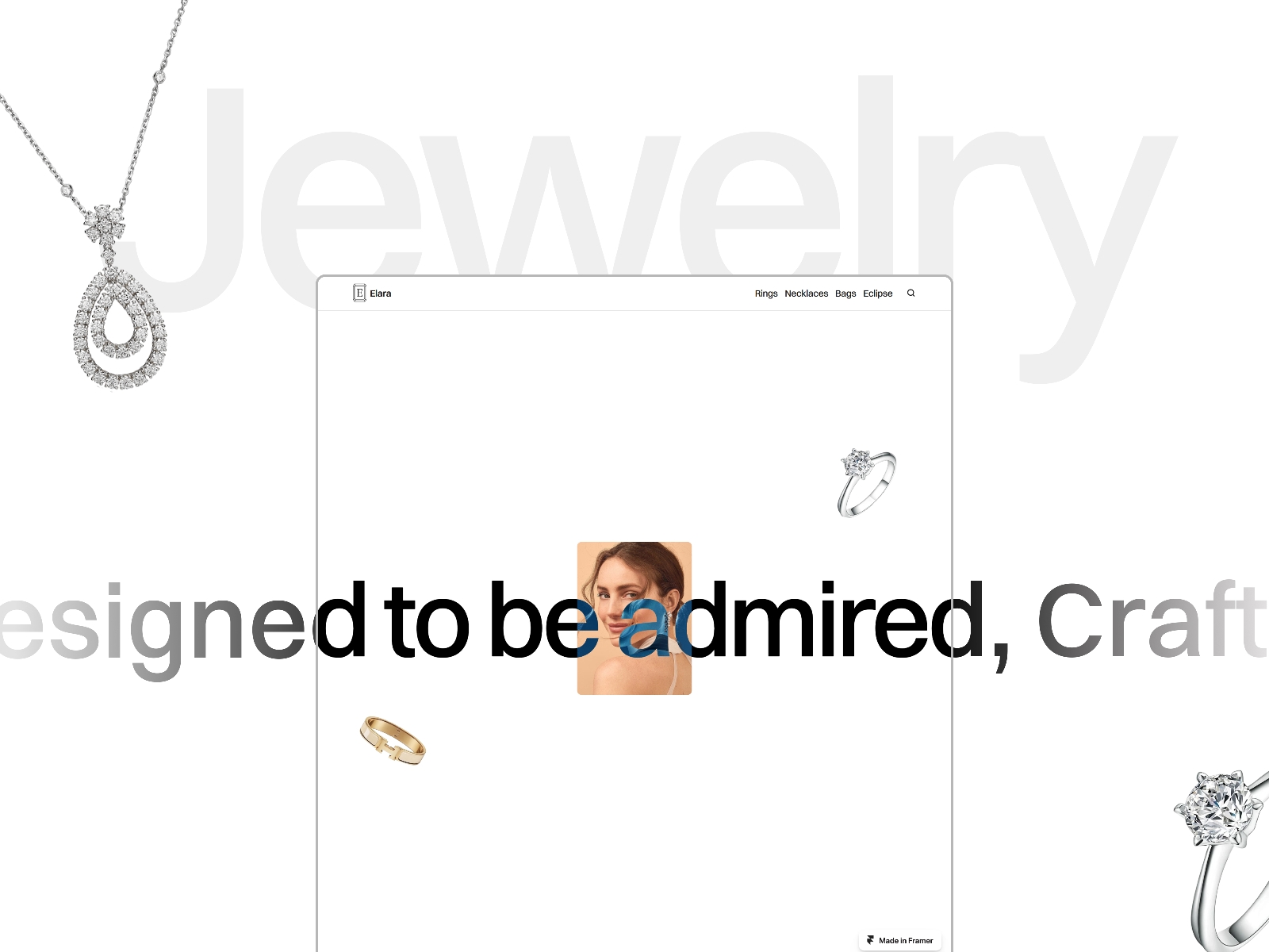 Screenshot of Elara website