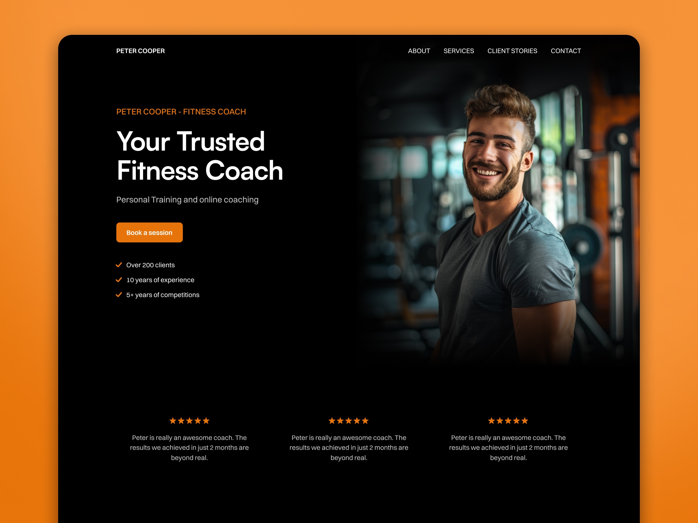 Screenshot of Empower website