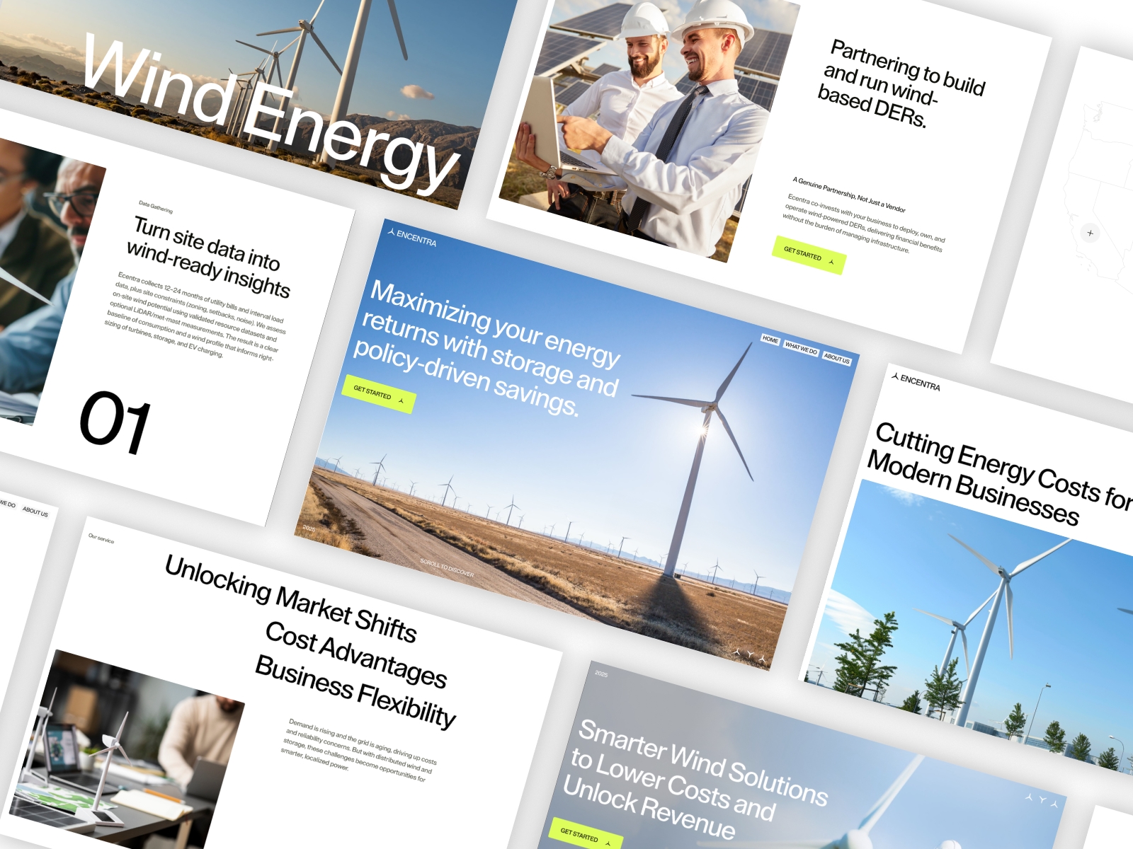 Screenshot of Encentra website