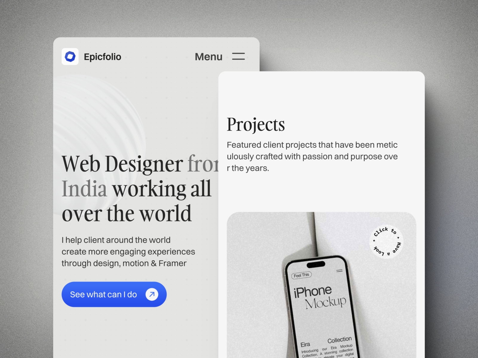 Screenshot 2 of Epicfolio