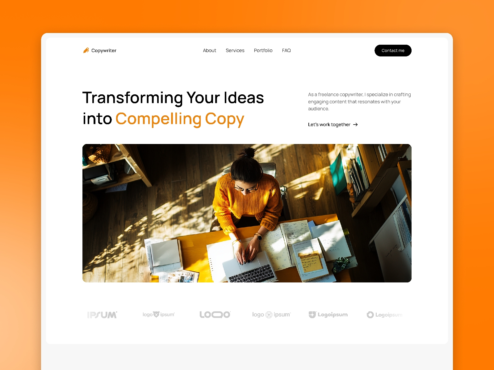 Screenshot of Essence website