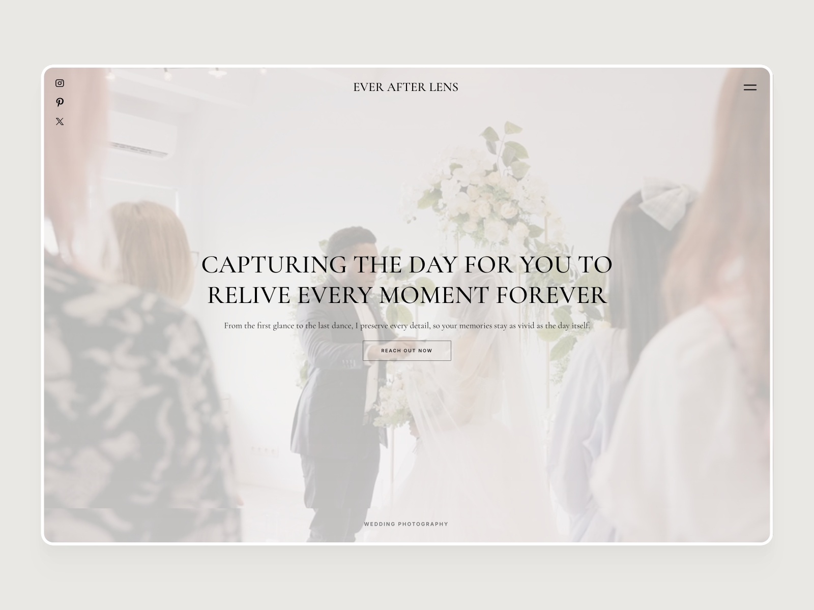 Screenshot of Everafterlen website