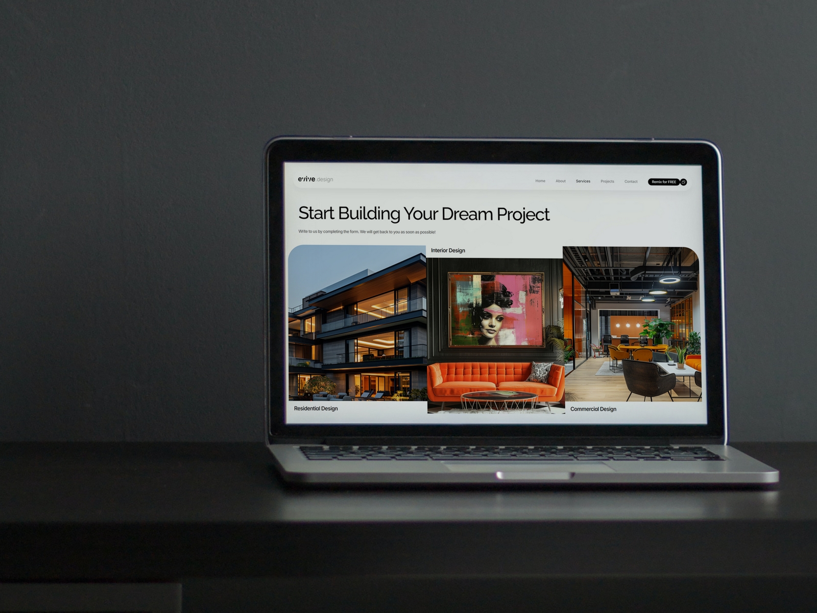 Screenshot 3 of Evive design