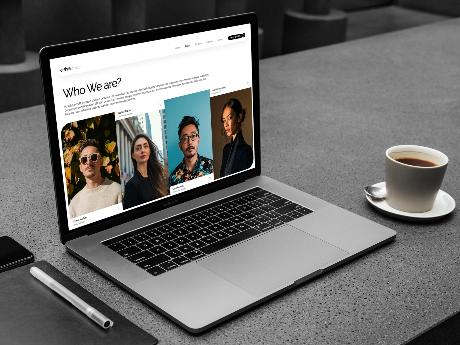 Screenshot 4 of Evive design