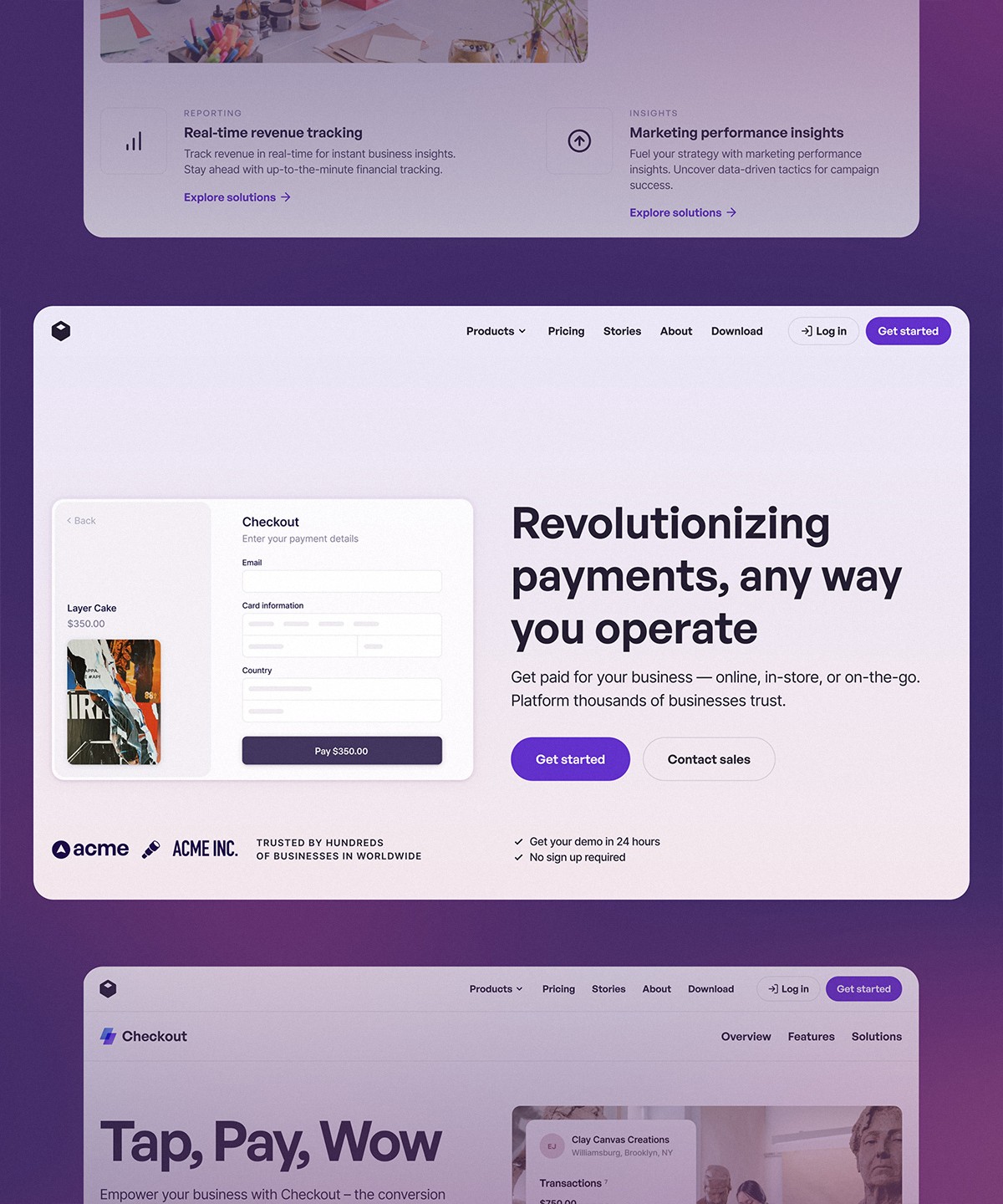 Screenshot of Exxus website