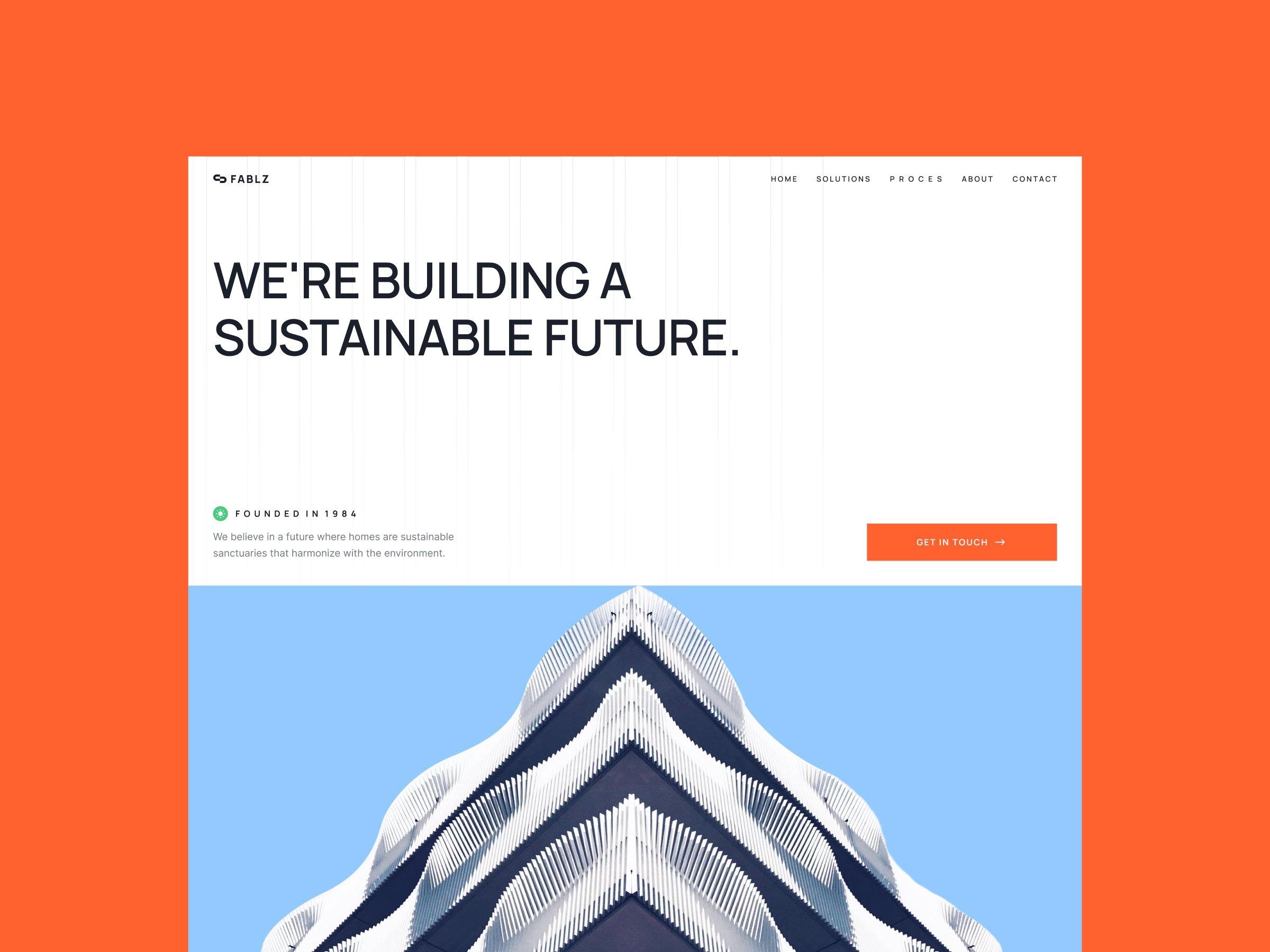 Screenshot of Fablz website