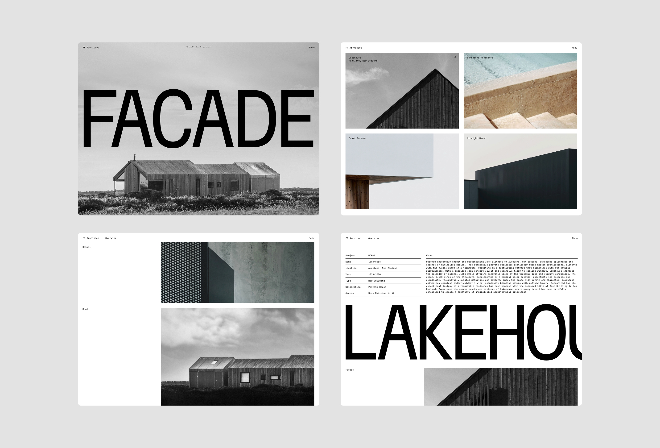 Screenshot of Ffarchitect website