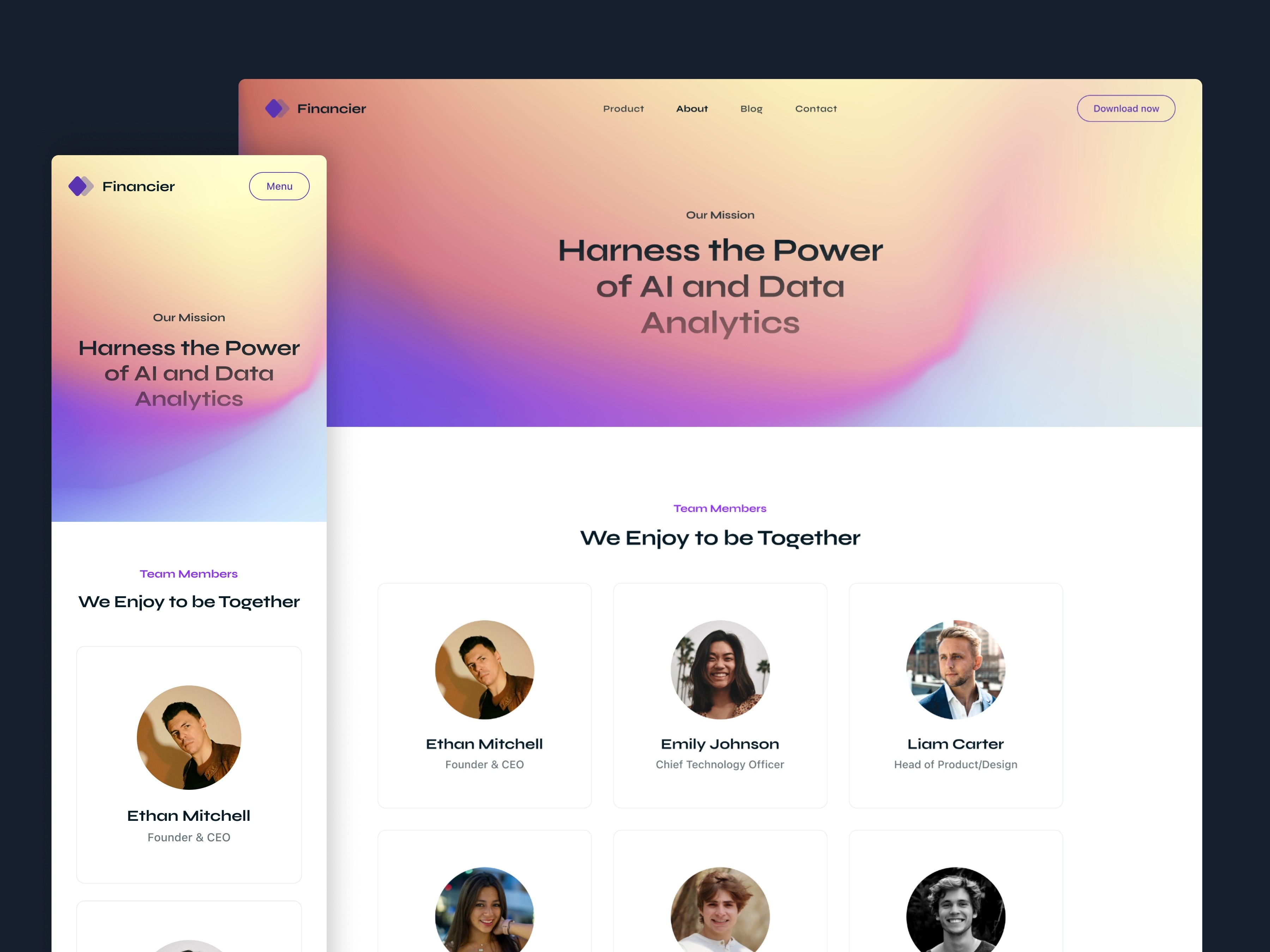 Screenshot 3 of Financier futuristic design with ai launchpad pro
