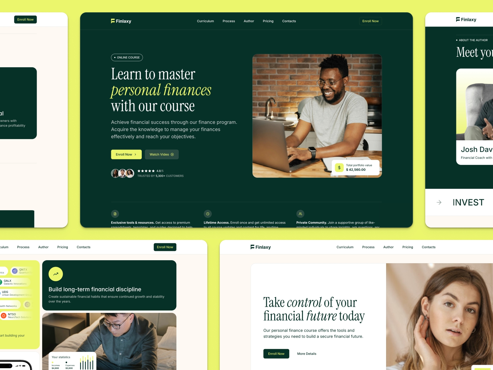 Screenshot of Finlaxy website