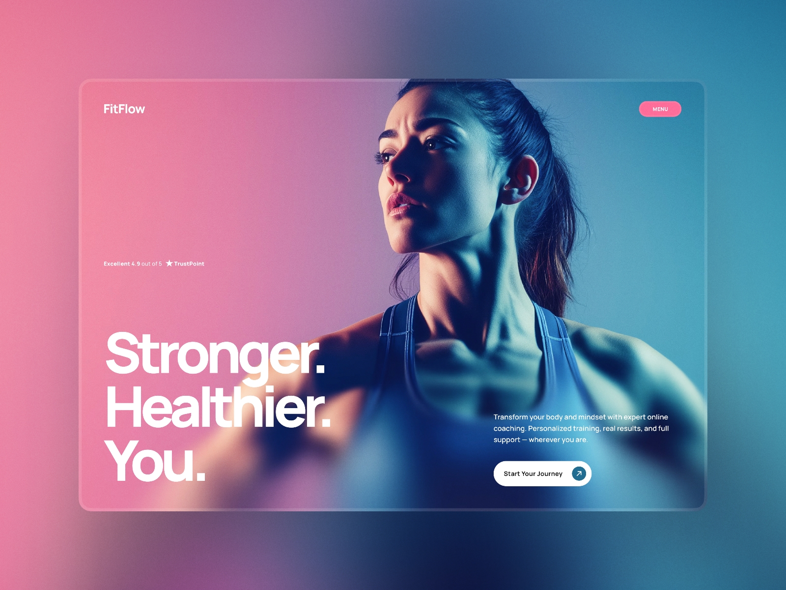 Screenshot of Fitflow website
