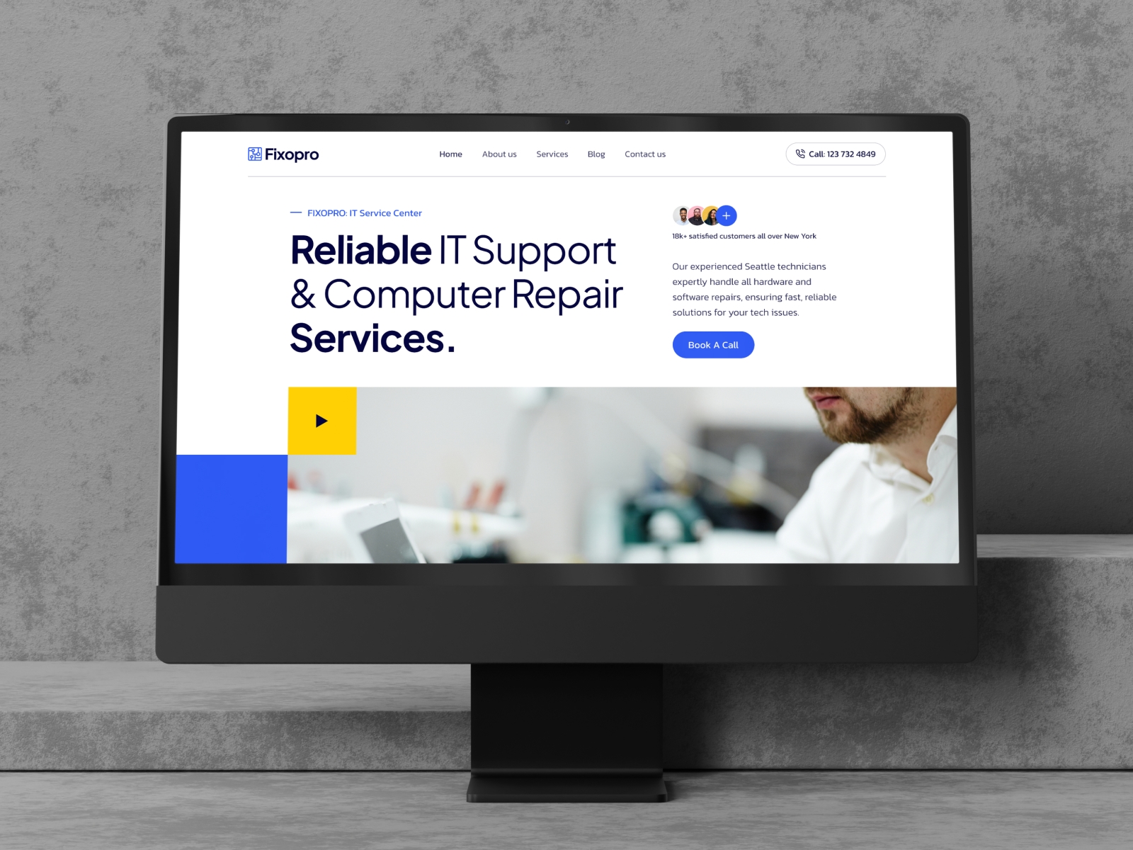 Screenshot of Fixopro website