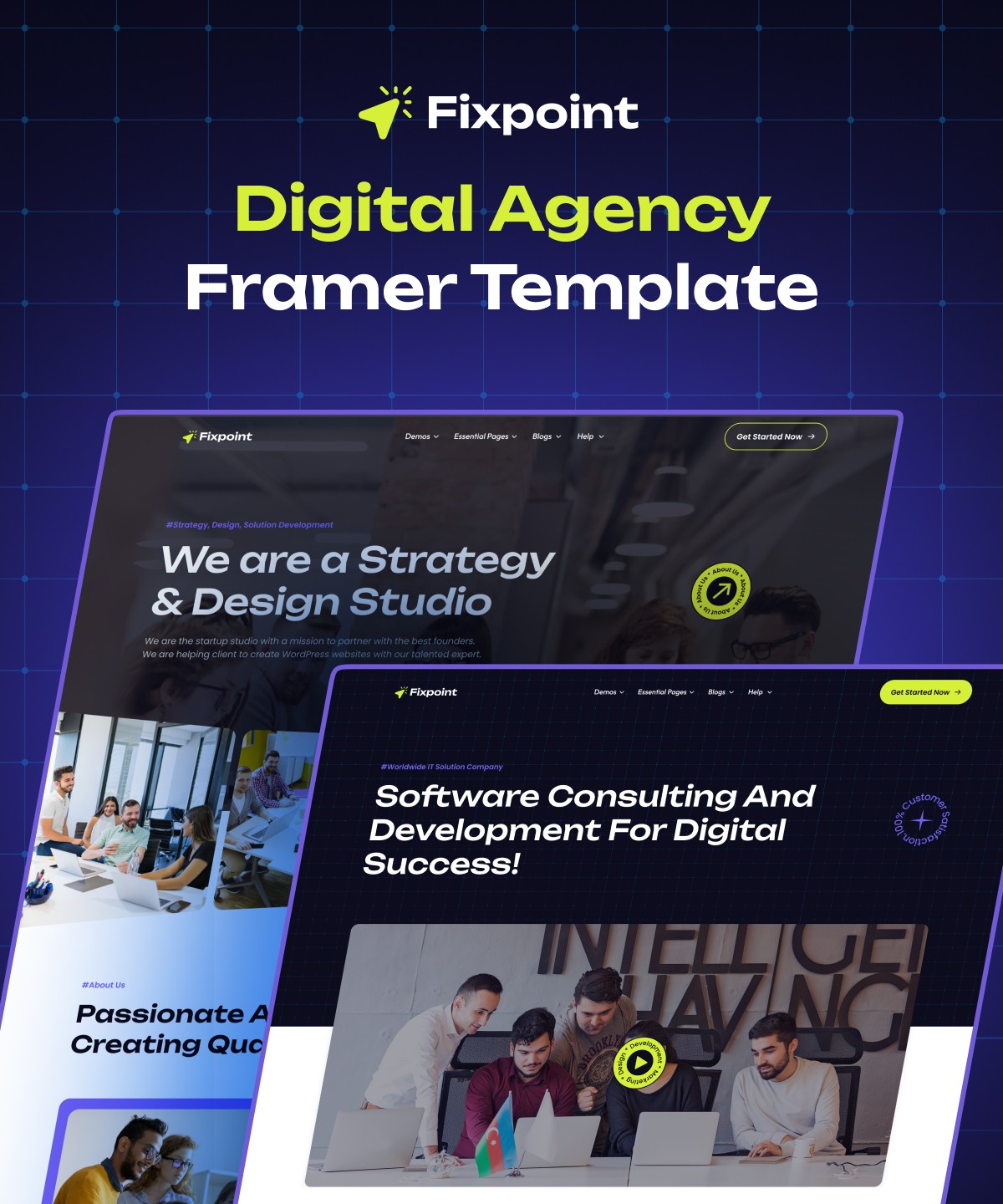 Screenshot of Fixpoint website