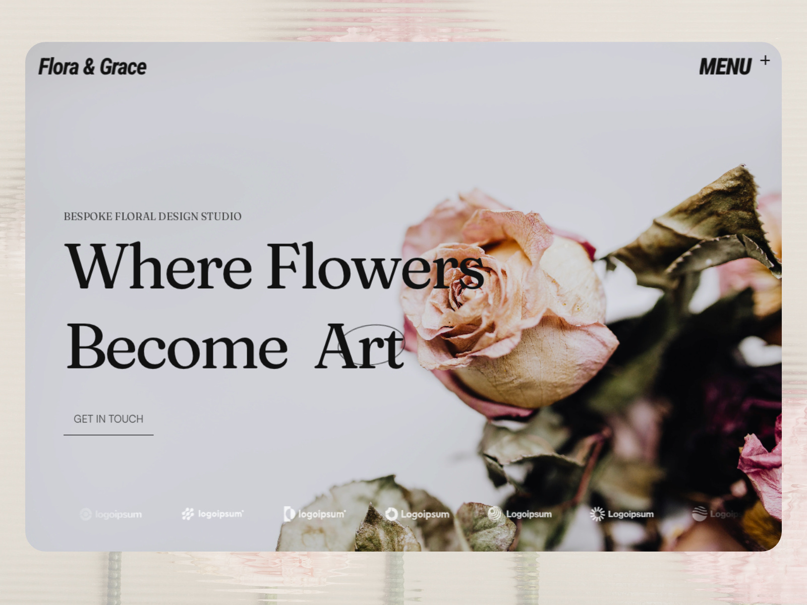 Screenshot of Floragrace website