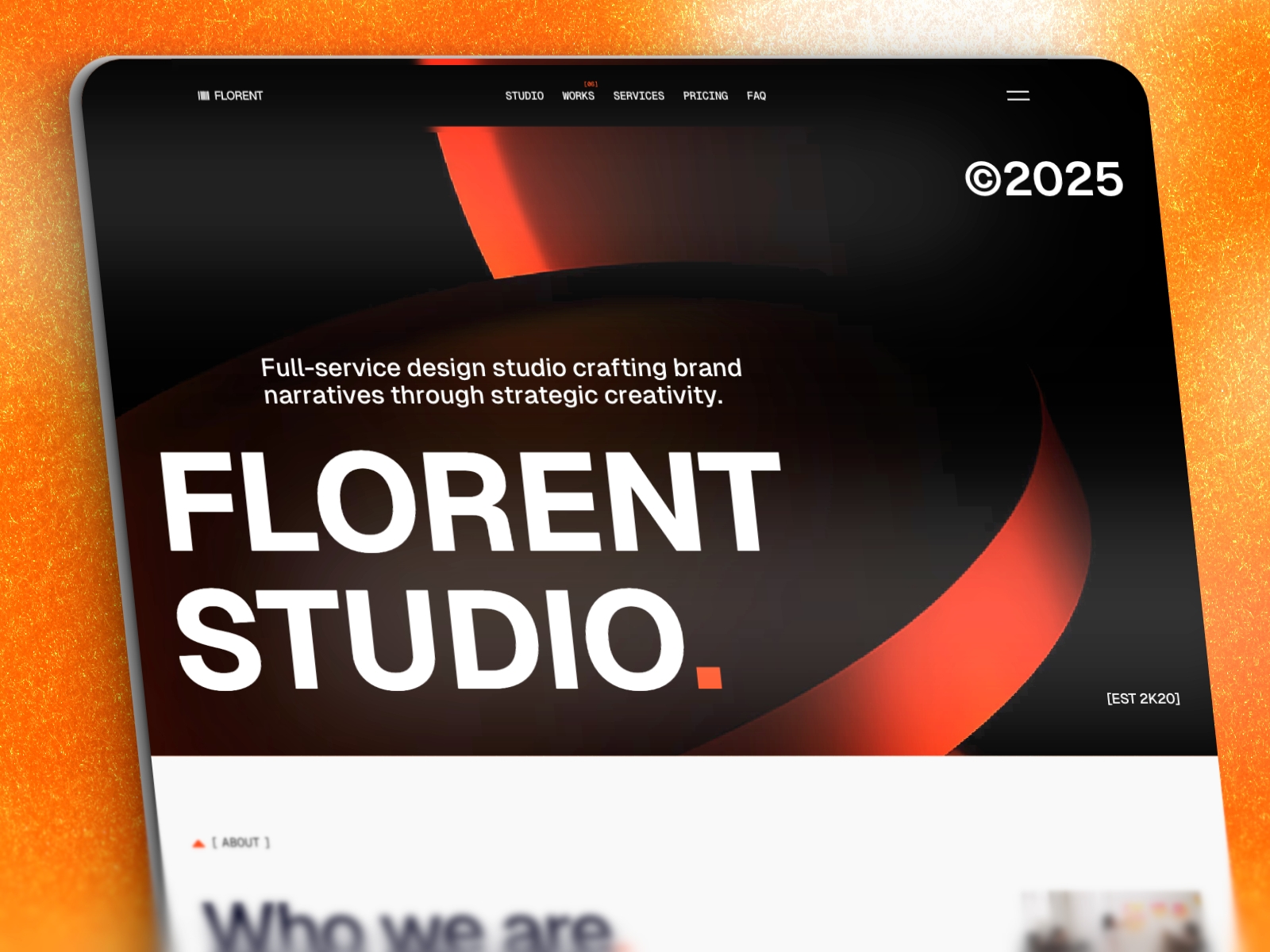 Screenshot of Florent s website