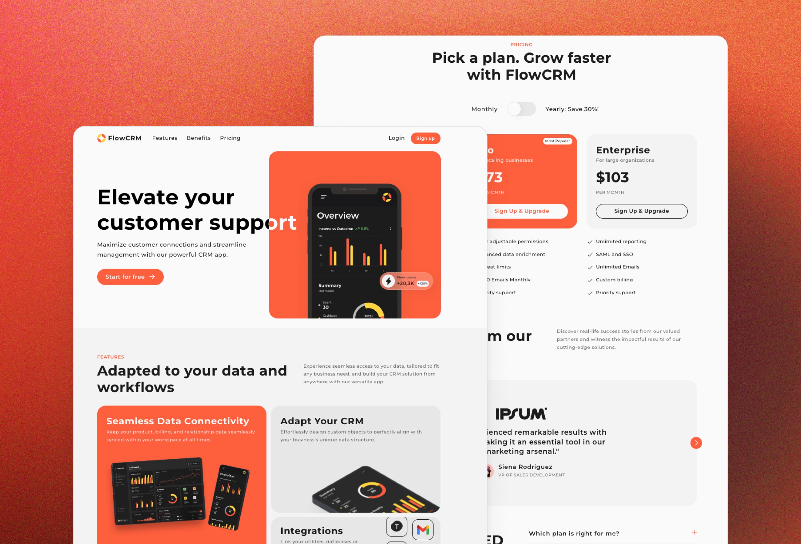 Screenshot 2 of Flowcrm