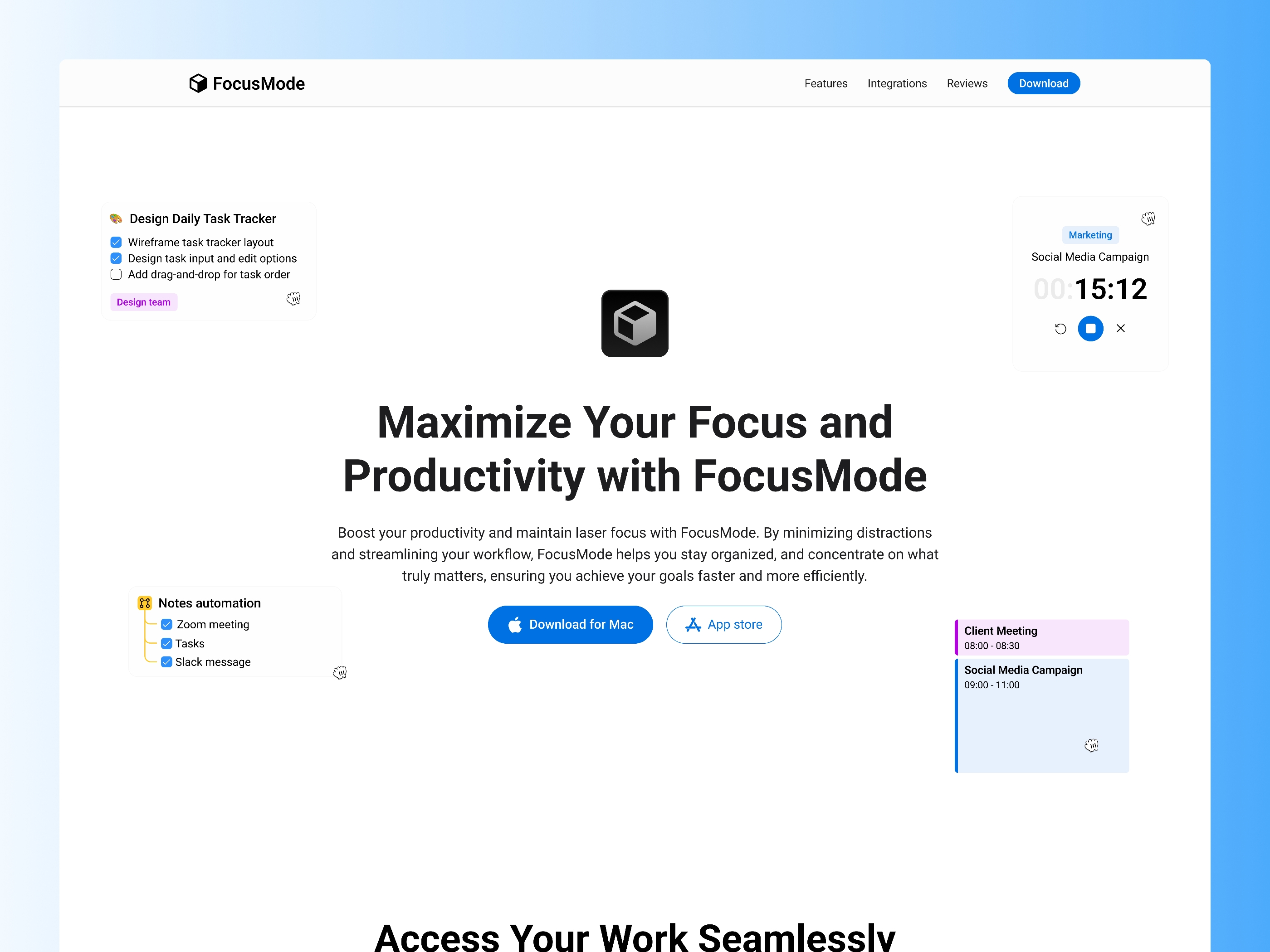 Screenshot 2 of Focusmode