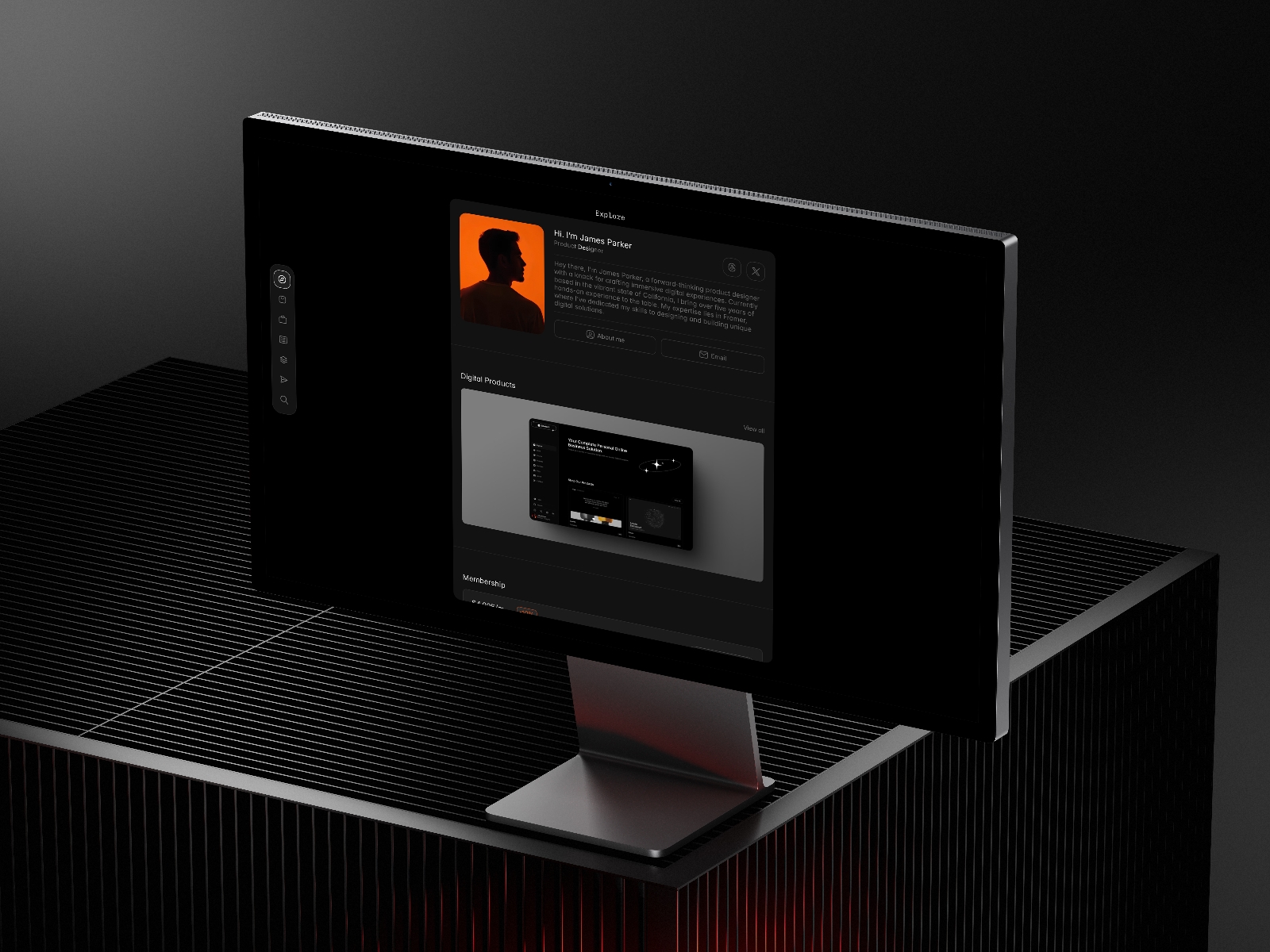 Screenshot of Folium website