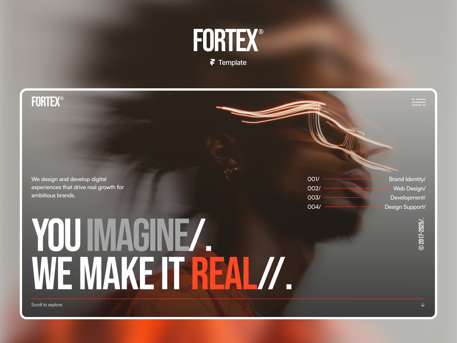 Screenshot of Fortex website