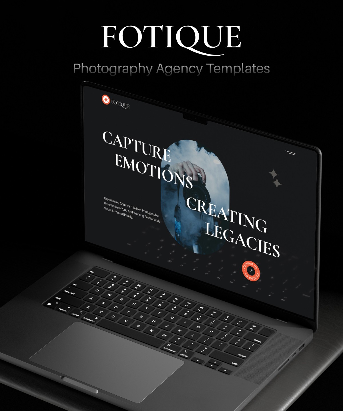 Screenshot of Fotique website