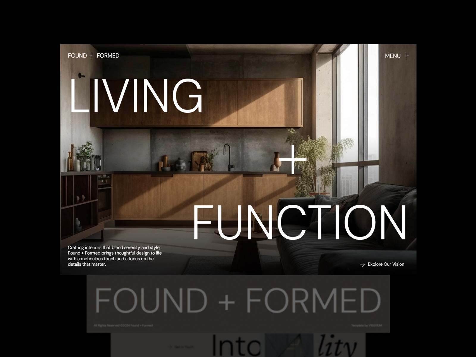 Screenshot of Foundformed website