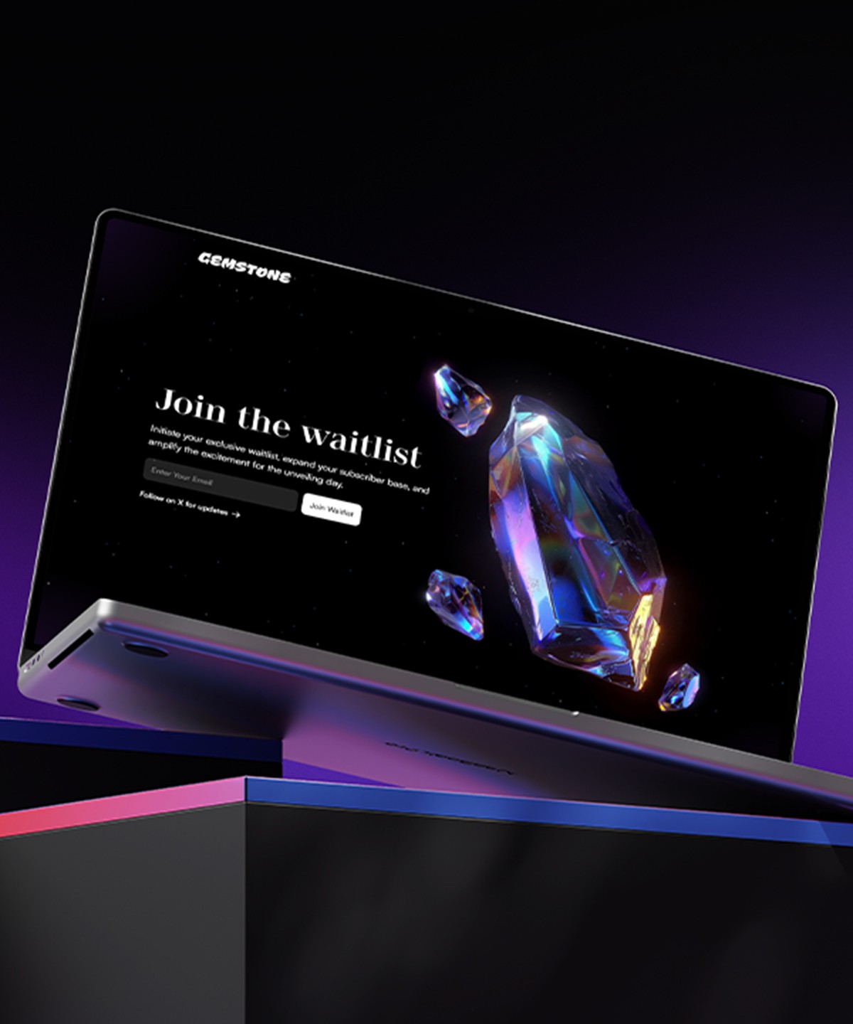 Screenshot of Gemstone website