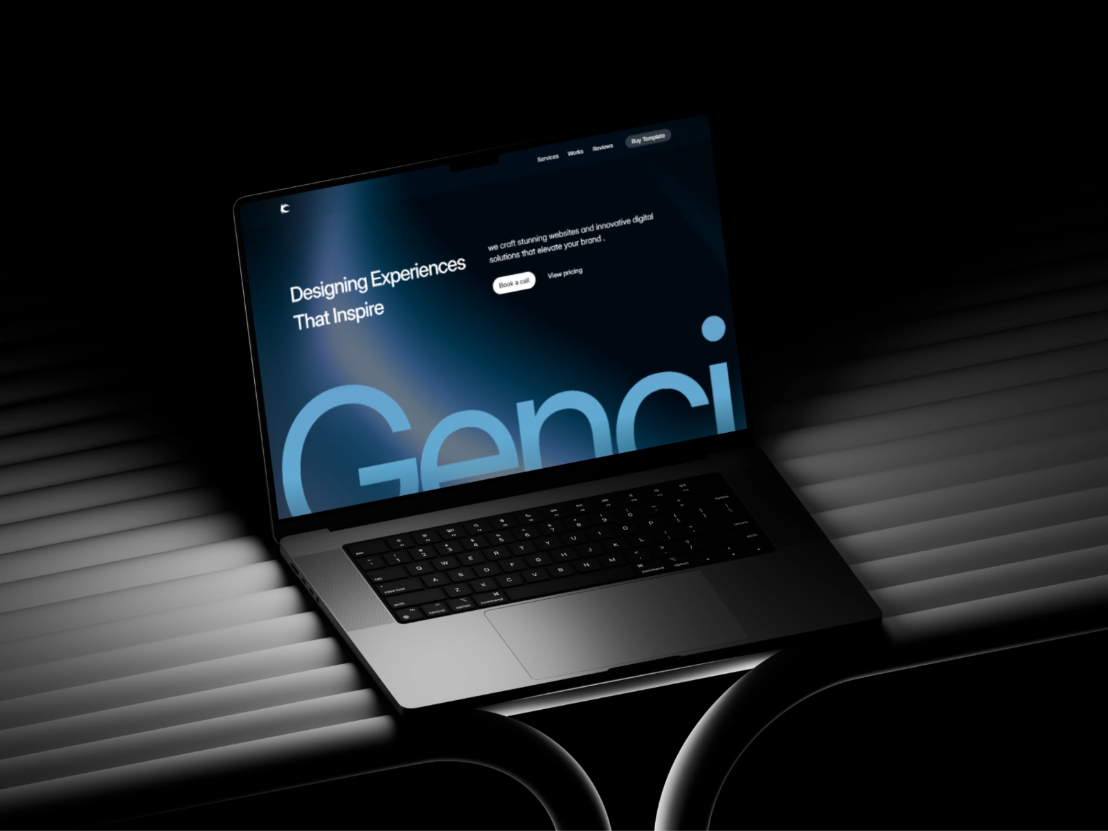 Screenshot of Genci website