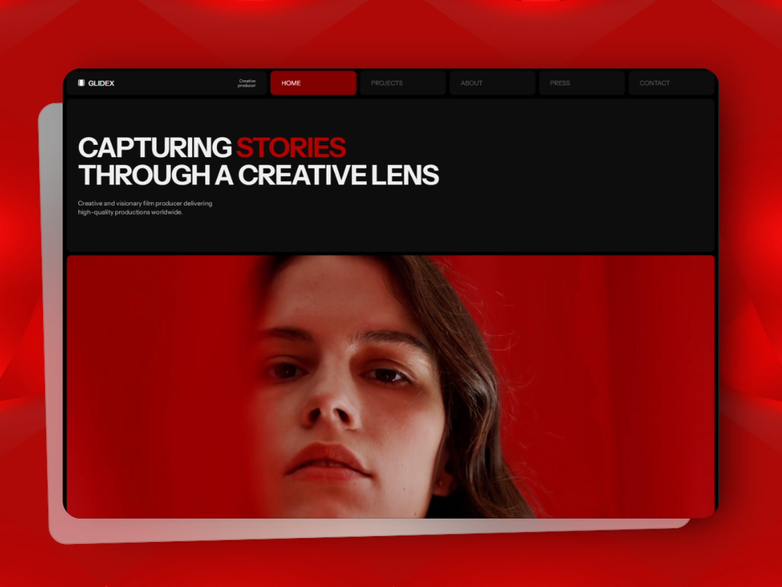 Screenshot of Glidex website