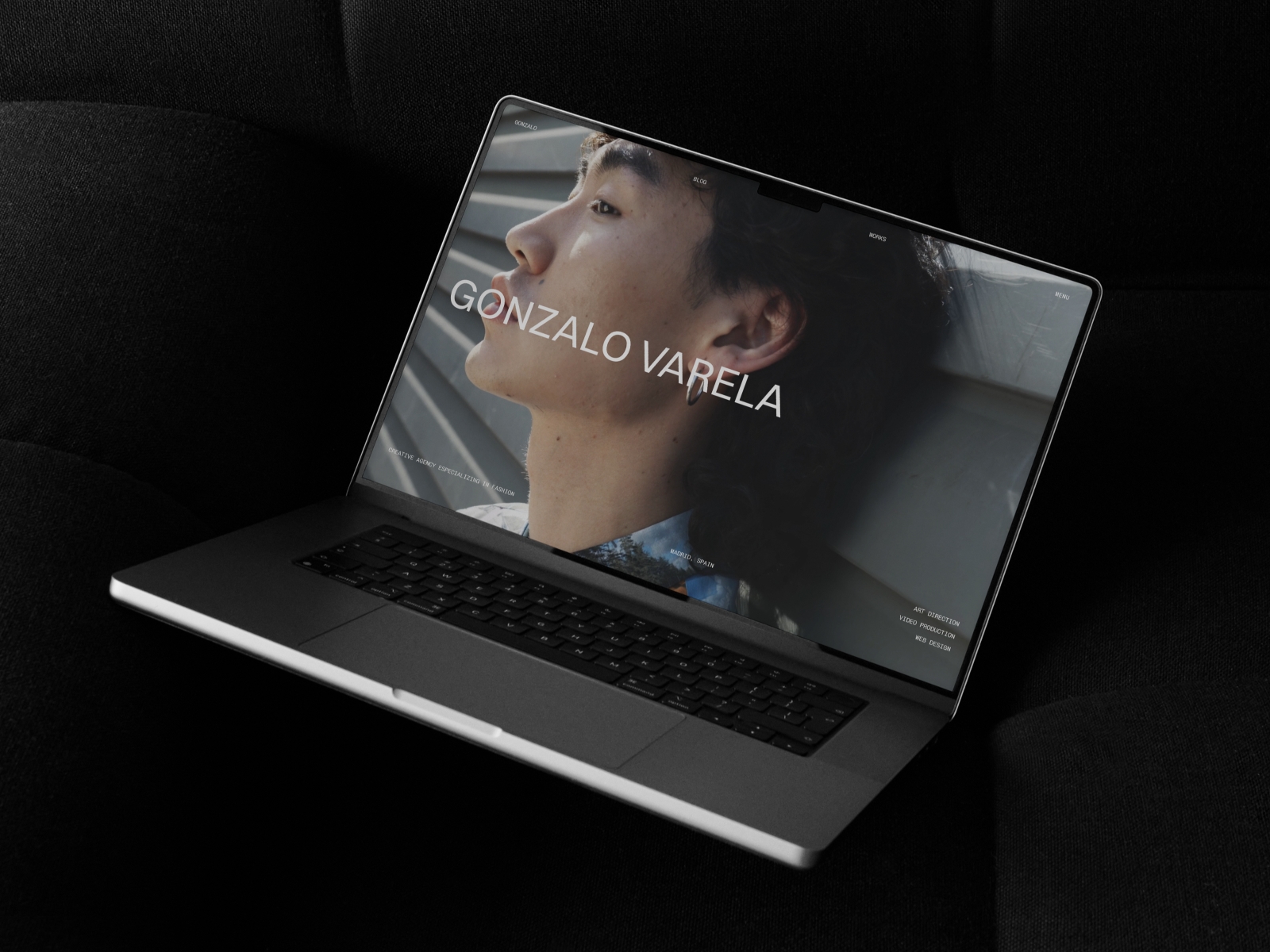 Screenshot of Gonzalo website