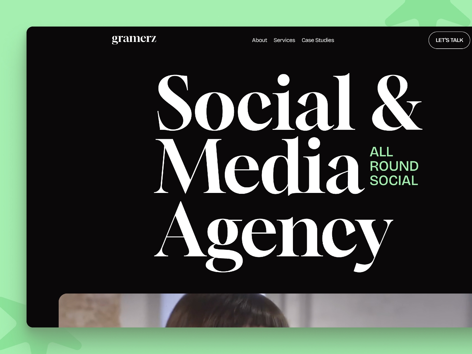 Screenshot of Gramerz website